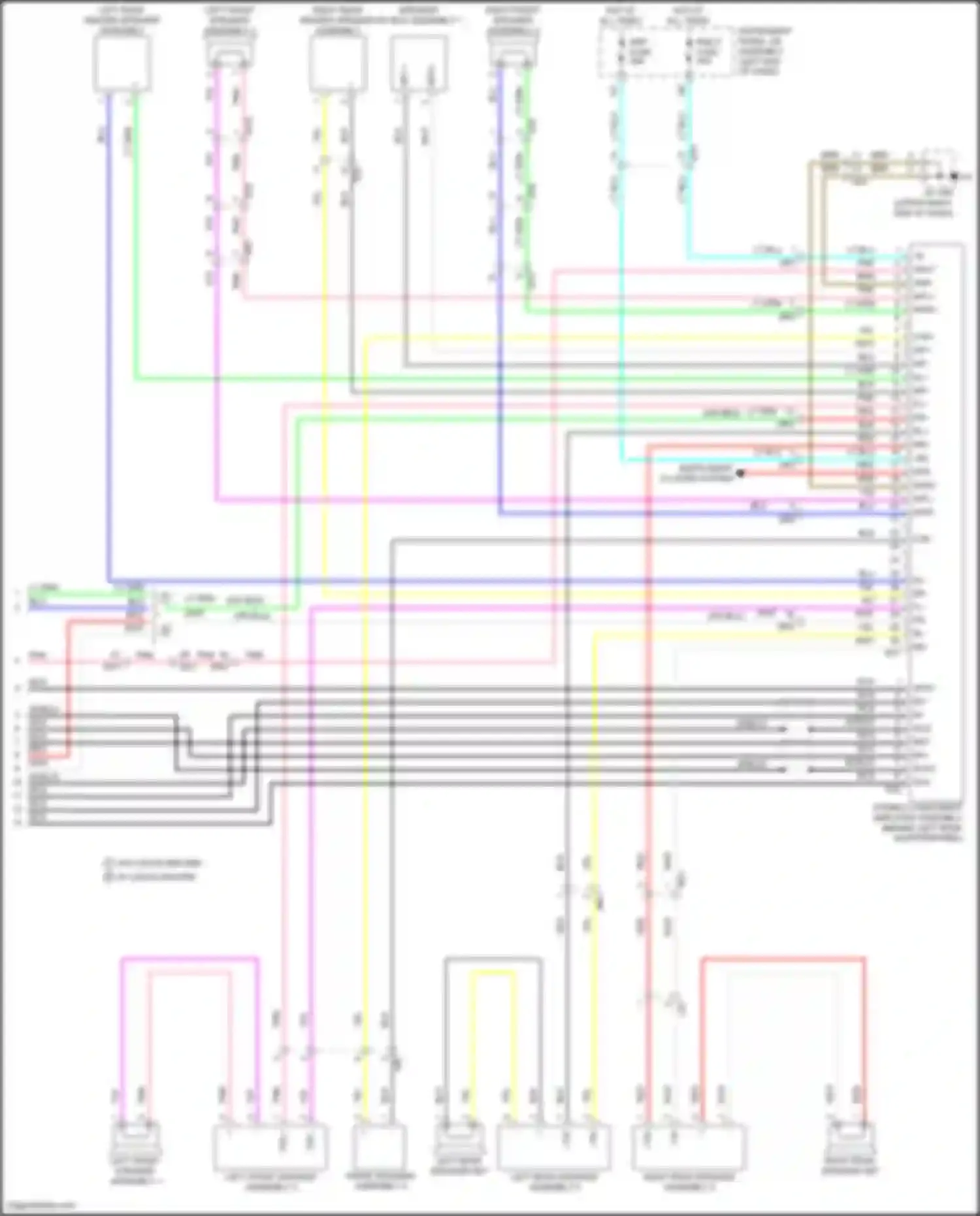 GX Lexus J150 facelift 2 (2019-2023): Radio circuit, 17 speaker (7 of 7)