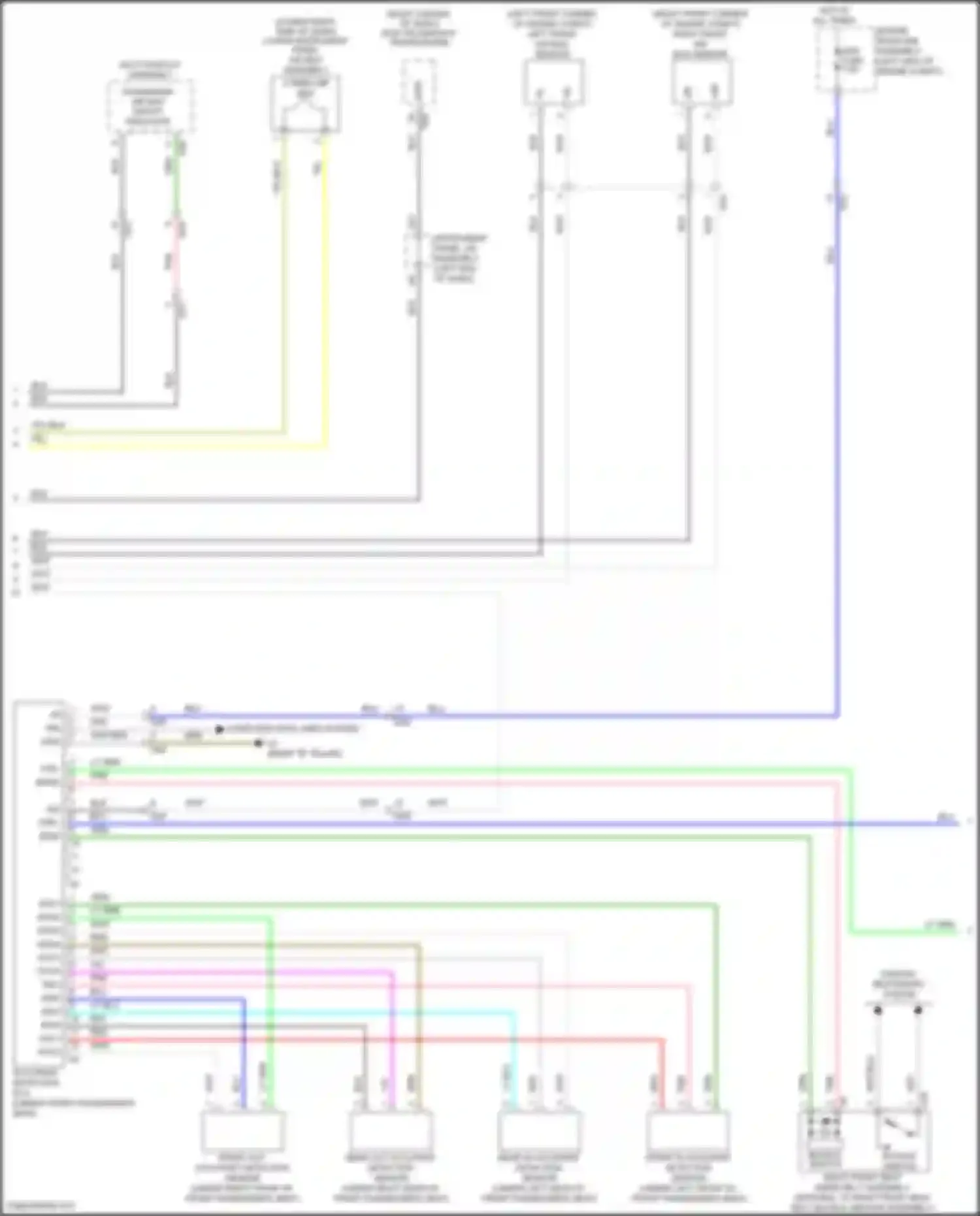 GX Lexus J150 facelift 2 (2019-2023): Supplemental restraints circuit (2 of 3)