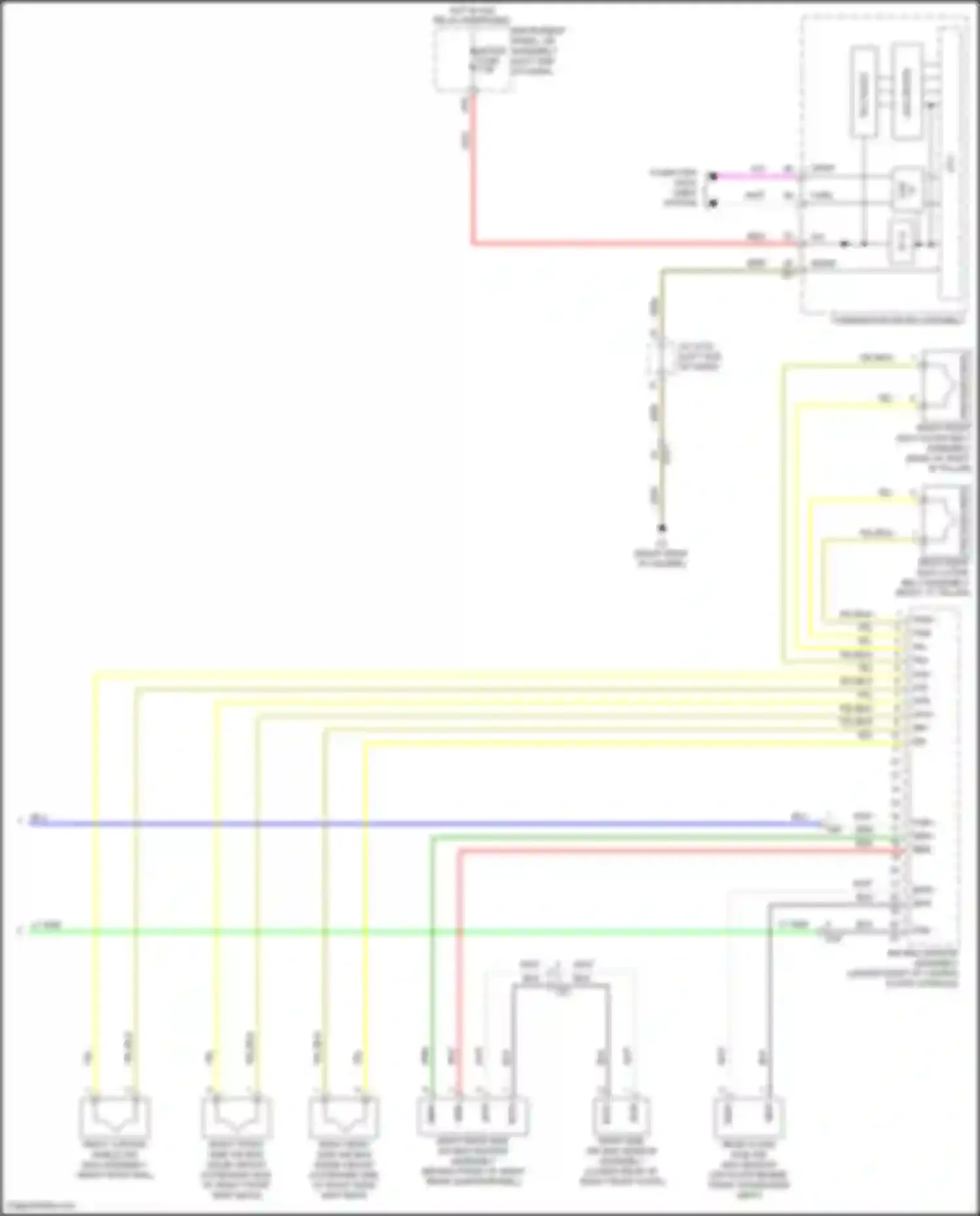 GX Lexus J150 facelift 2 (2019-2023): Supplemental restraints circuit (3 of 3)