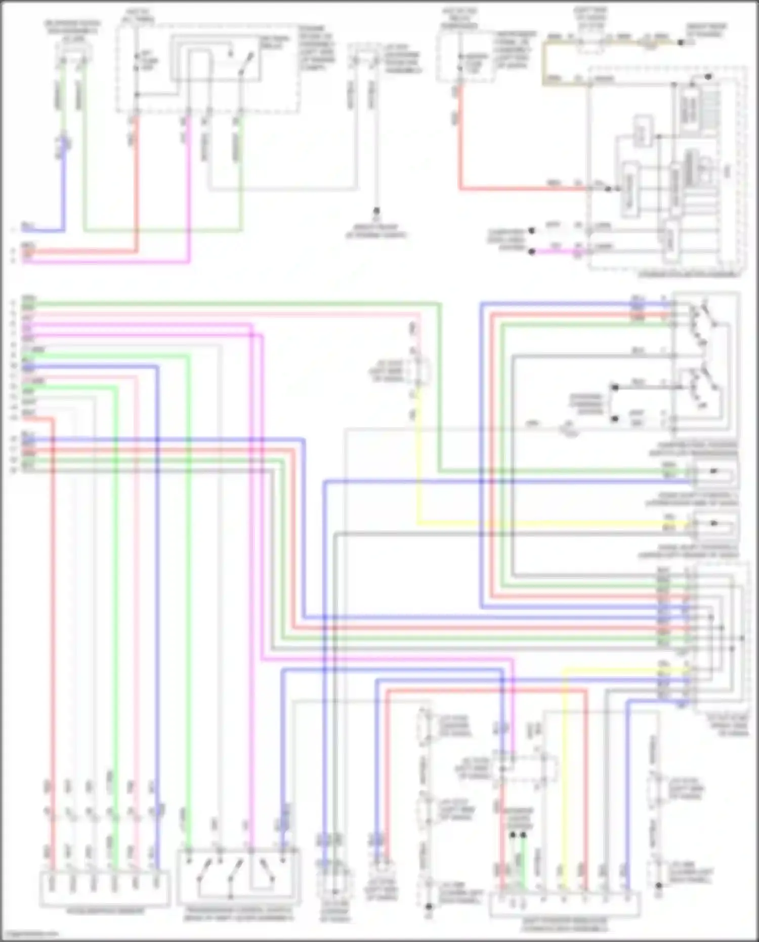 GX Lexus J150 facelift 2 (2019-2023): A/t circuit (2 of 2)