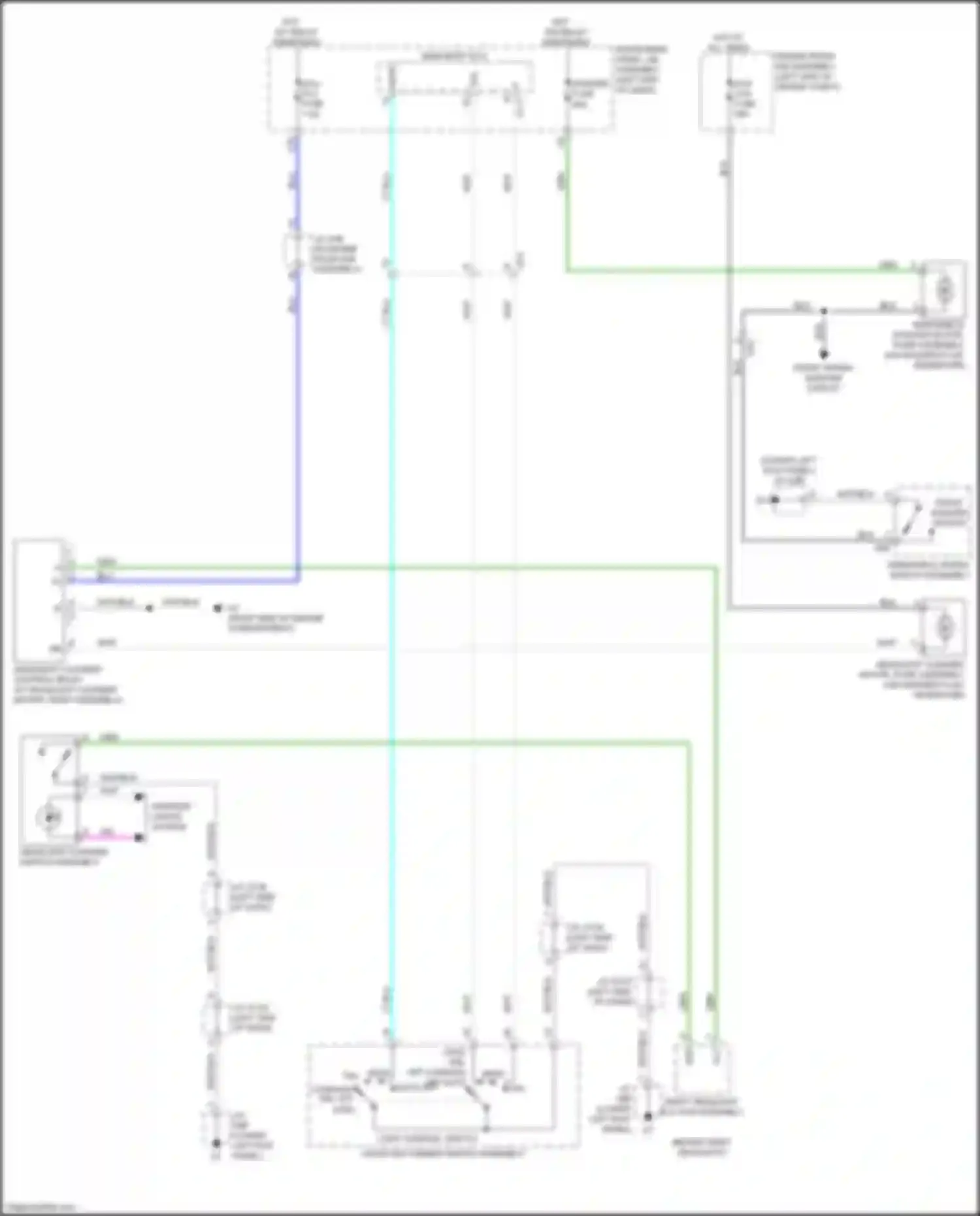 GX Lexus J150 facelift 2 (2019-2023): Headlamp washer circuit