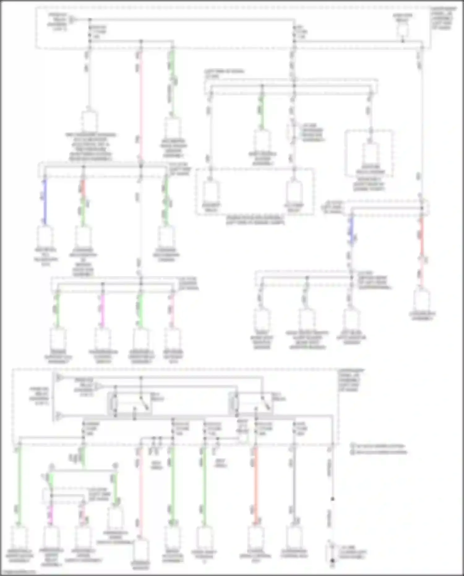 Wiring diagram 4 wheel drive control ecu for Lexus GX J150 facelift 2 (2019-2023) (5 of 5)