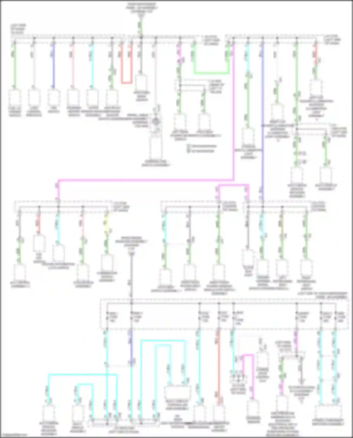 Wiring diagram 4 wheel drive control ecu for Lexus GX J150 facelift 2 (2019-2023) (4 of 5)