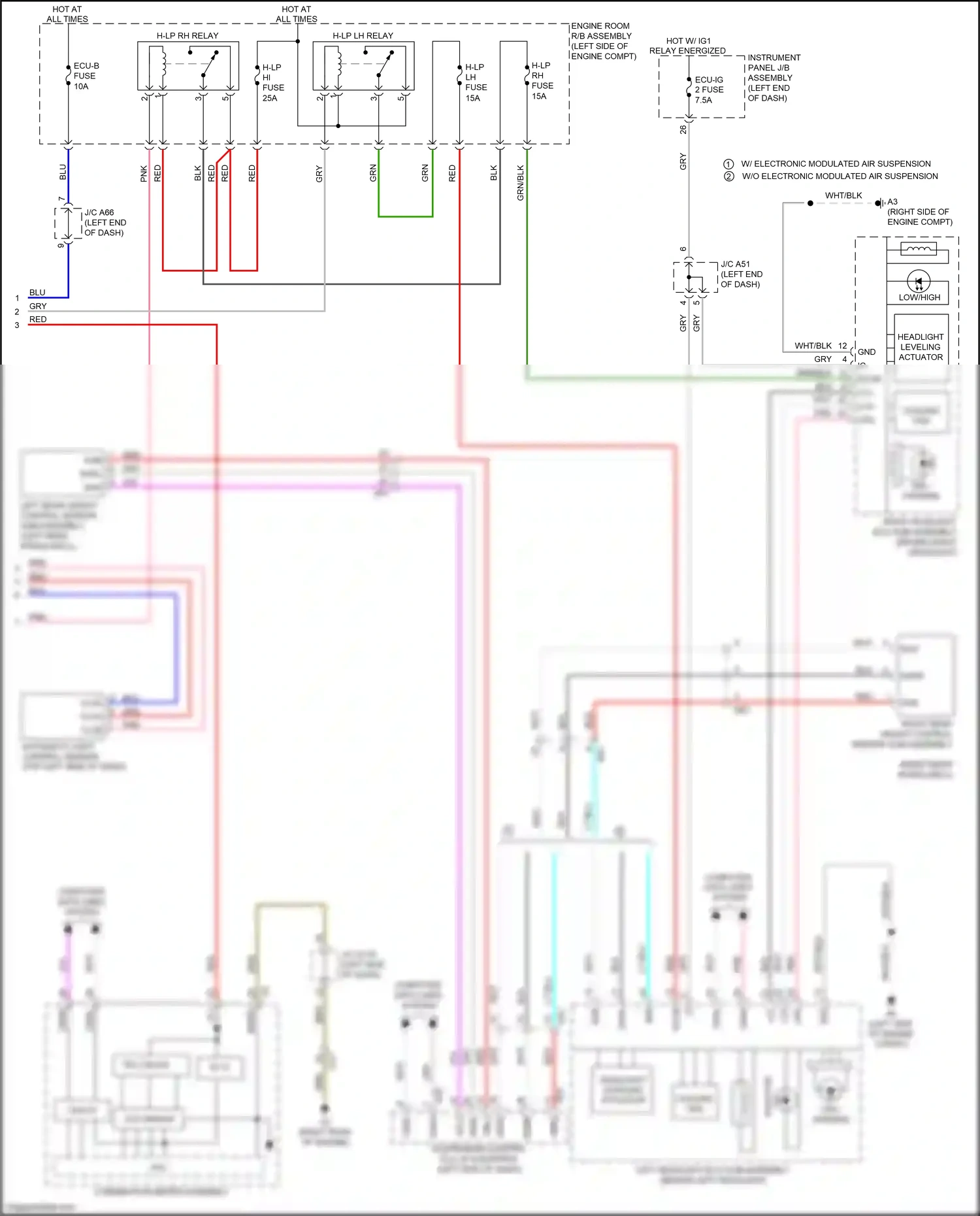 Lexus GX J150 facelift 2 (2019-2023) automatic light control sensor wiring diagram  (1 of 1)