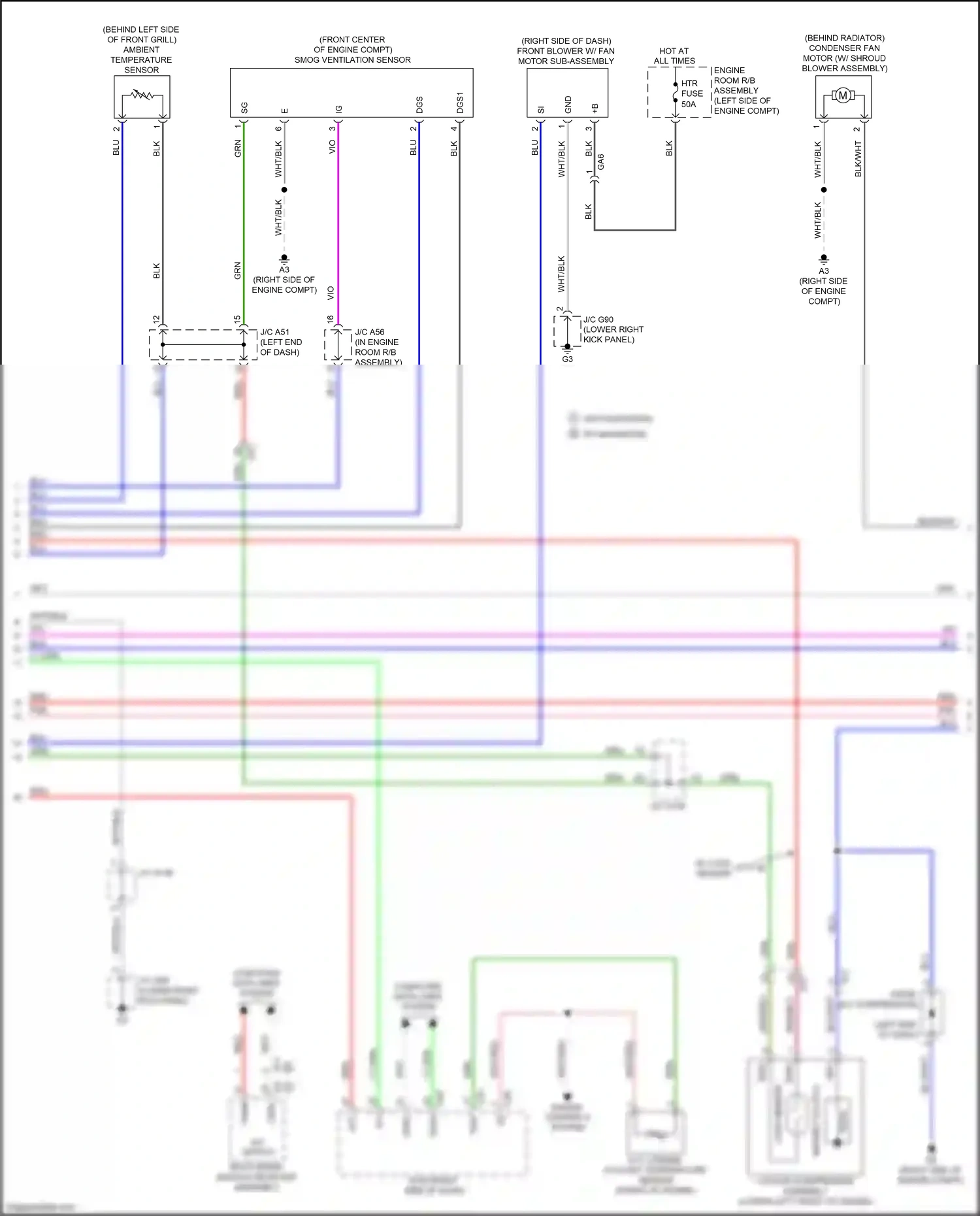 Lexus GX J150 facelift 2 (2019-2023) computer data lines system wiring diagram  (62 of 69)