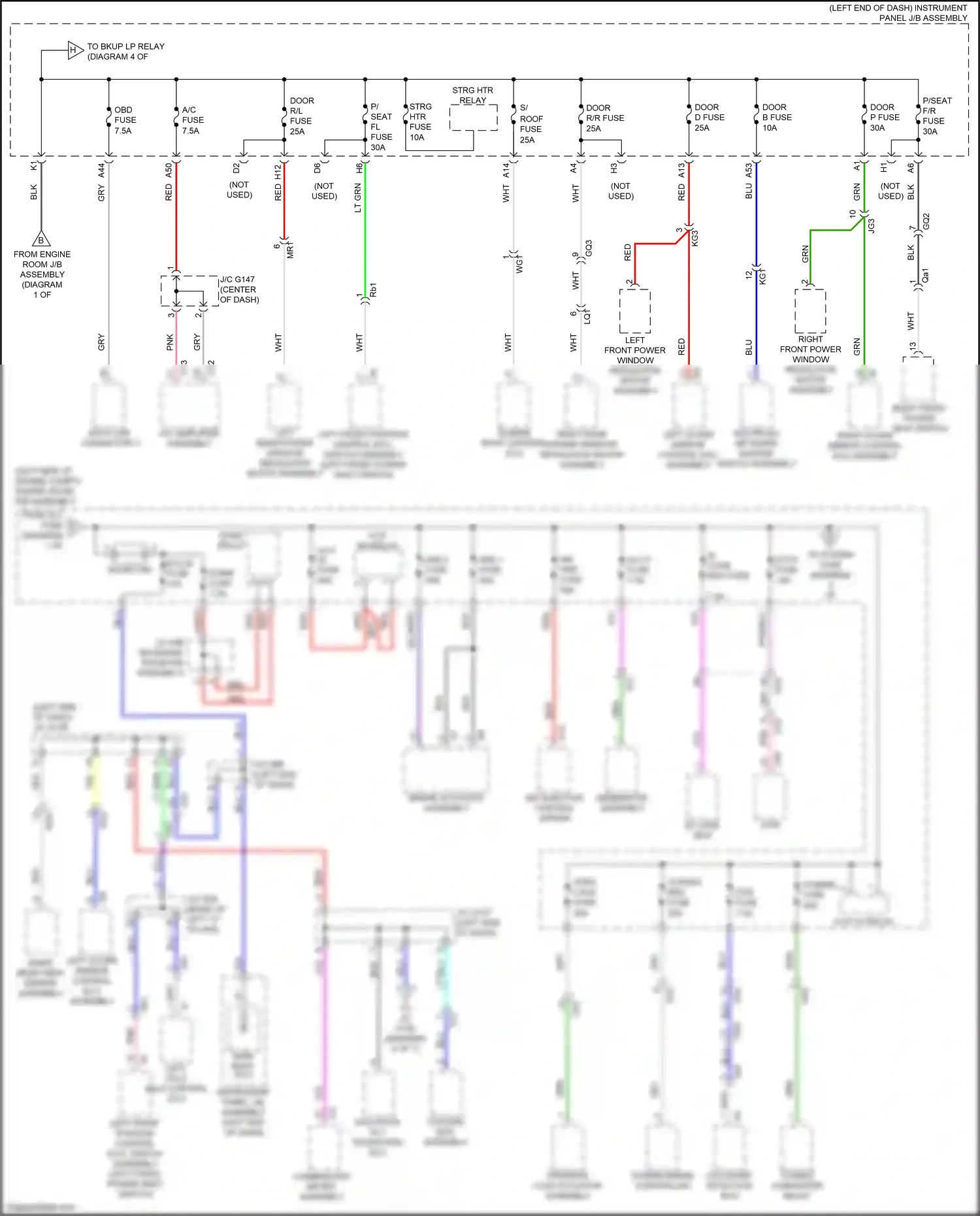 Lexus GX J150 facelift 2 (2019-2023) id code box wiring diagram  (3 of 4)