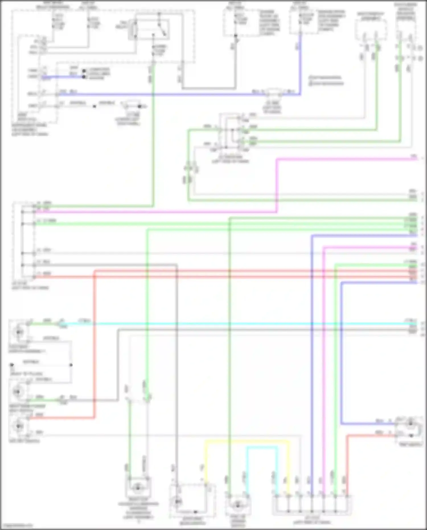 Wiring diagram main body ecu for Lexus GX J150 facelift 2 (2019-2023) (15 of 24)