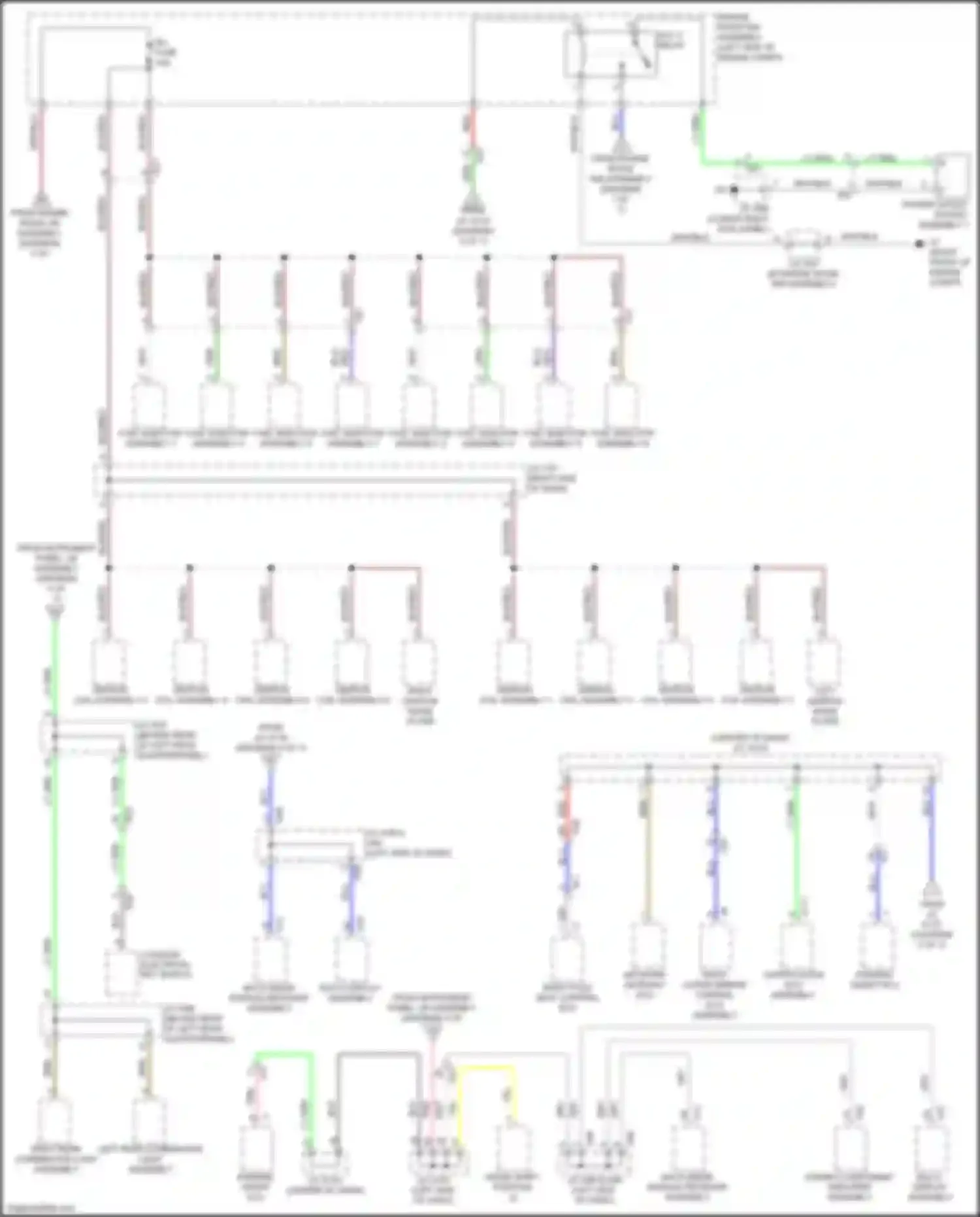 Wiring diagram parking assist ecu for Lexus GX J150 facelift 2 (2019-2023) (5 of 6)