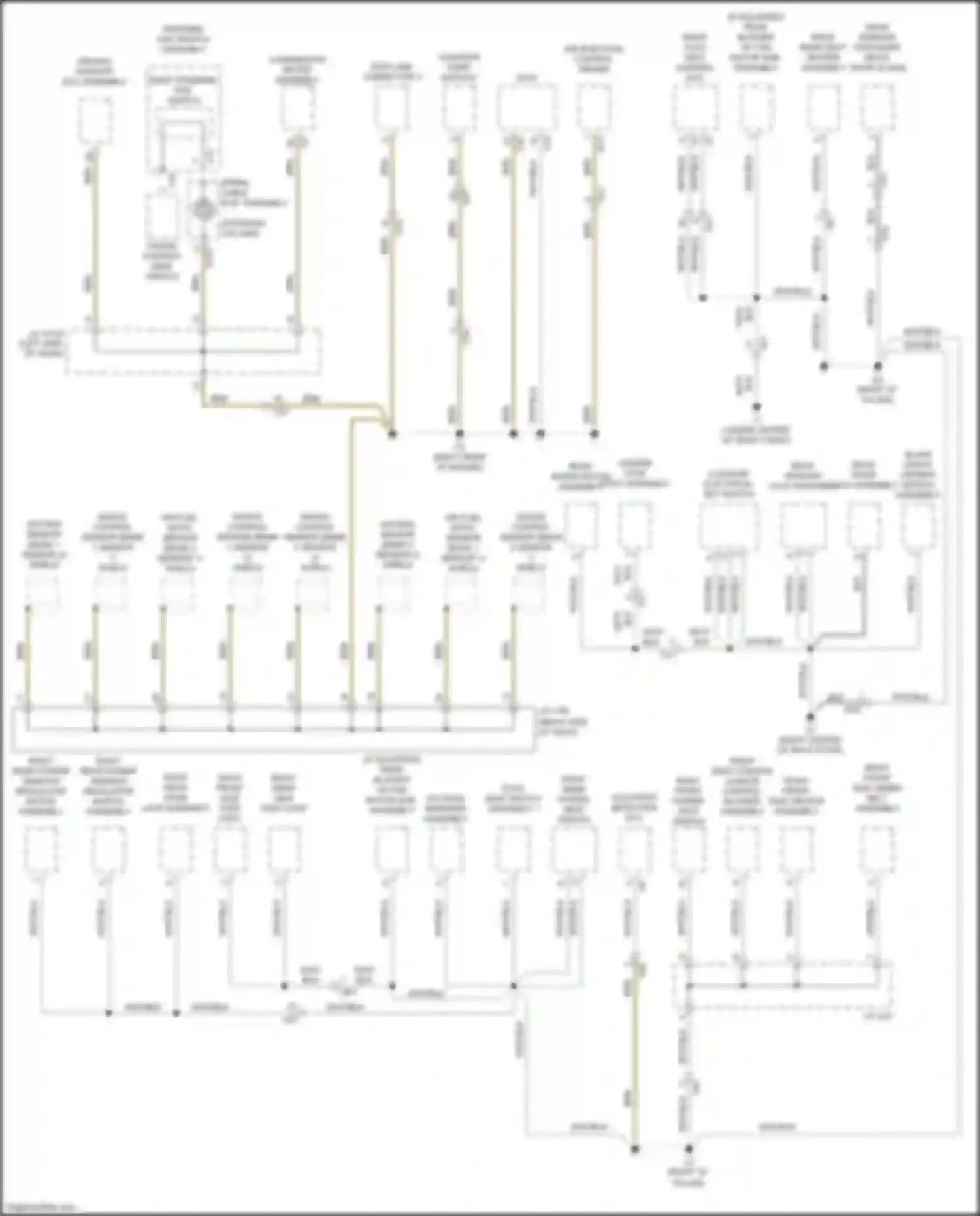 Wiring diagram rear blower w/ fan motor sub- assembly for Lexus GX J150 facelift 2 (2019-2023) (2 of 3)