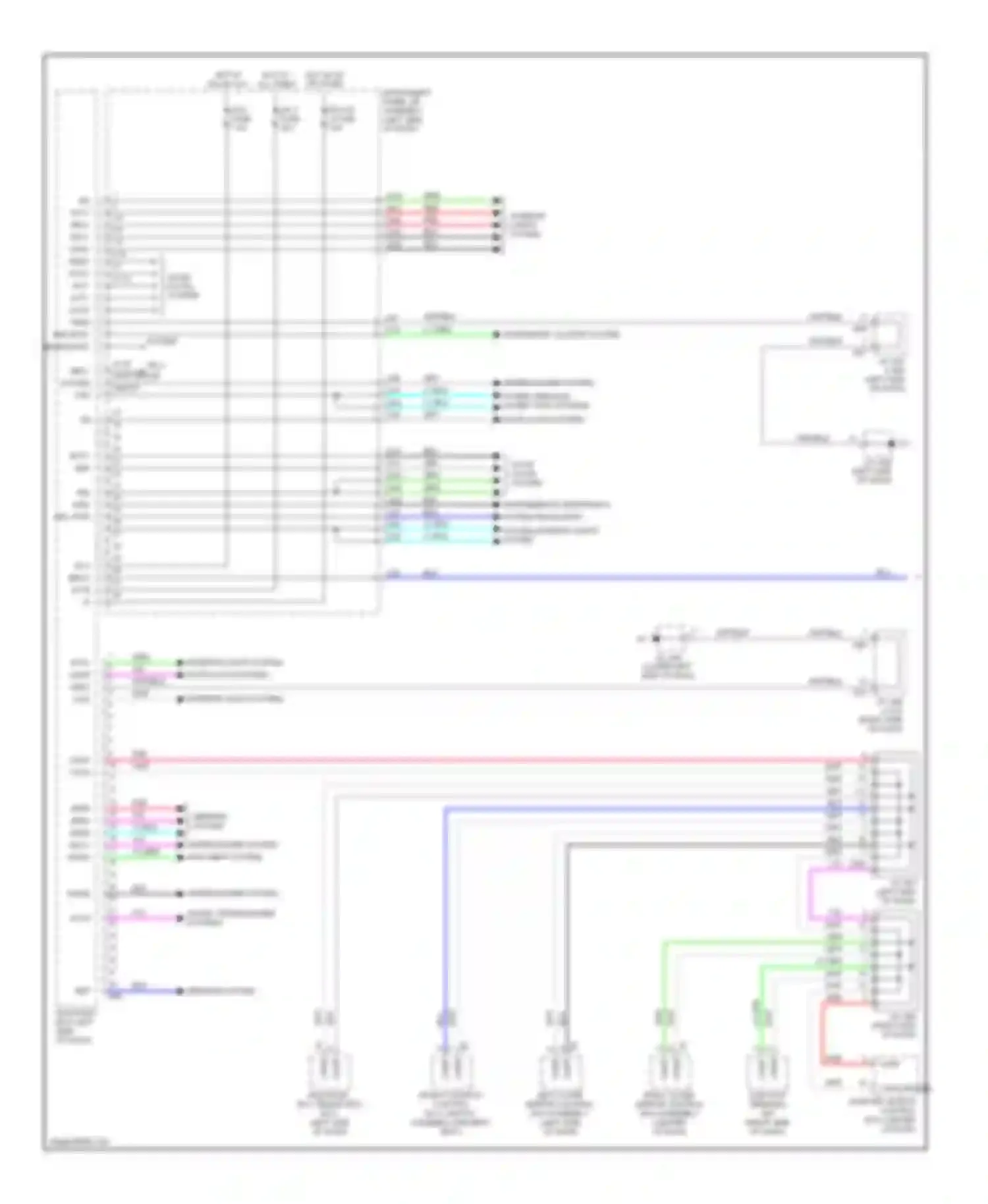 GX Lexus J150 (2009-2013): Body ecu circuit (1 of 2)