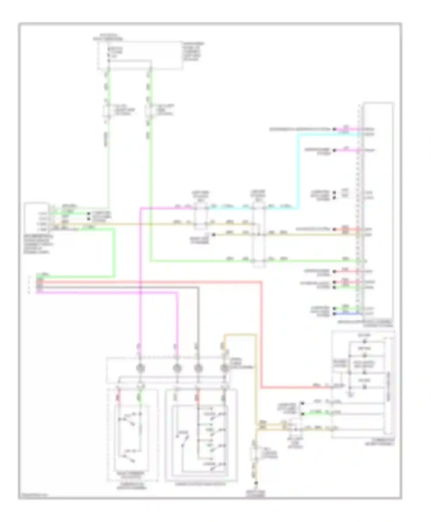 GX Lexus J150 (2009-2013): Cruise control circuit, with dynamic radar controls (3 of 3)