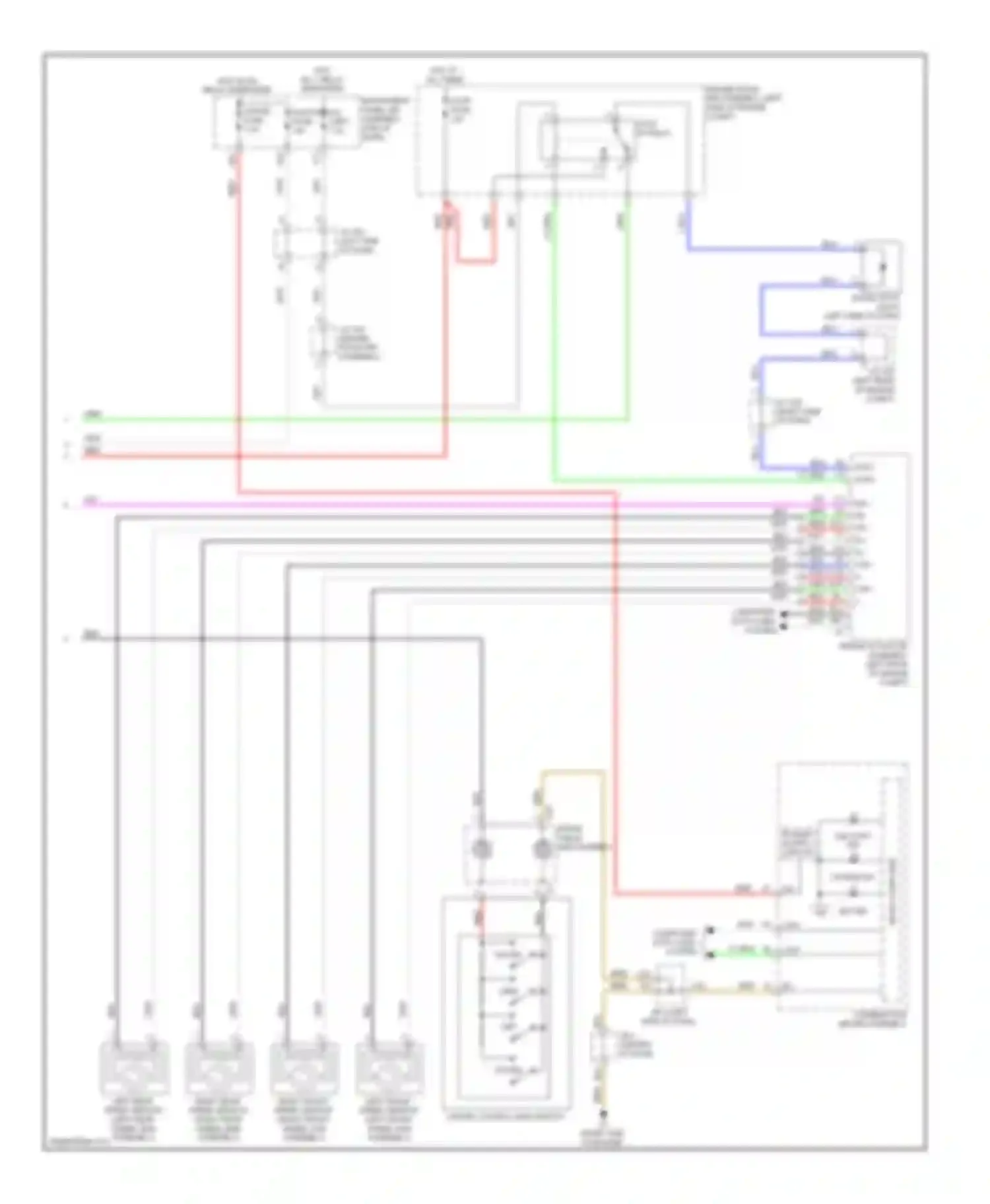 GX Lexus J150 (2009-2013): Cruise control circuit, without dynamic radar controls (2 of 2)