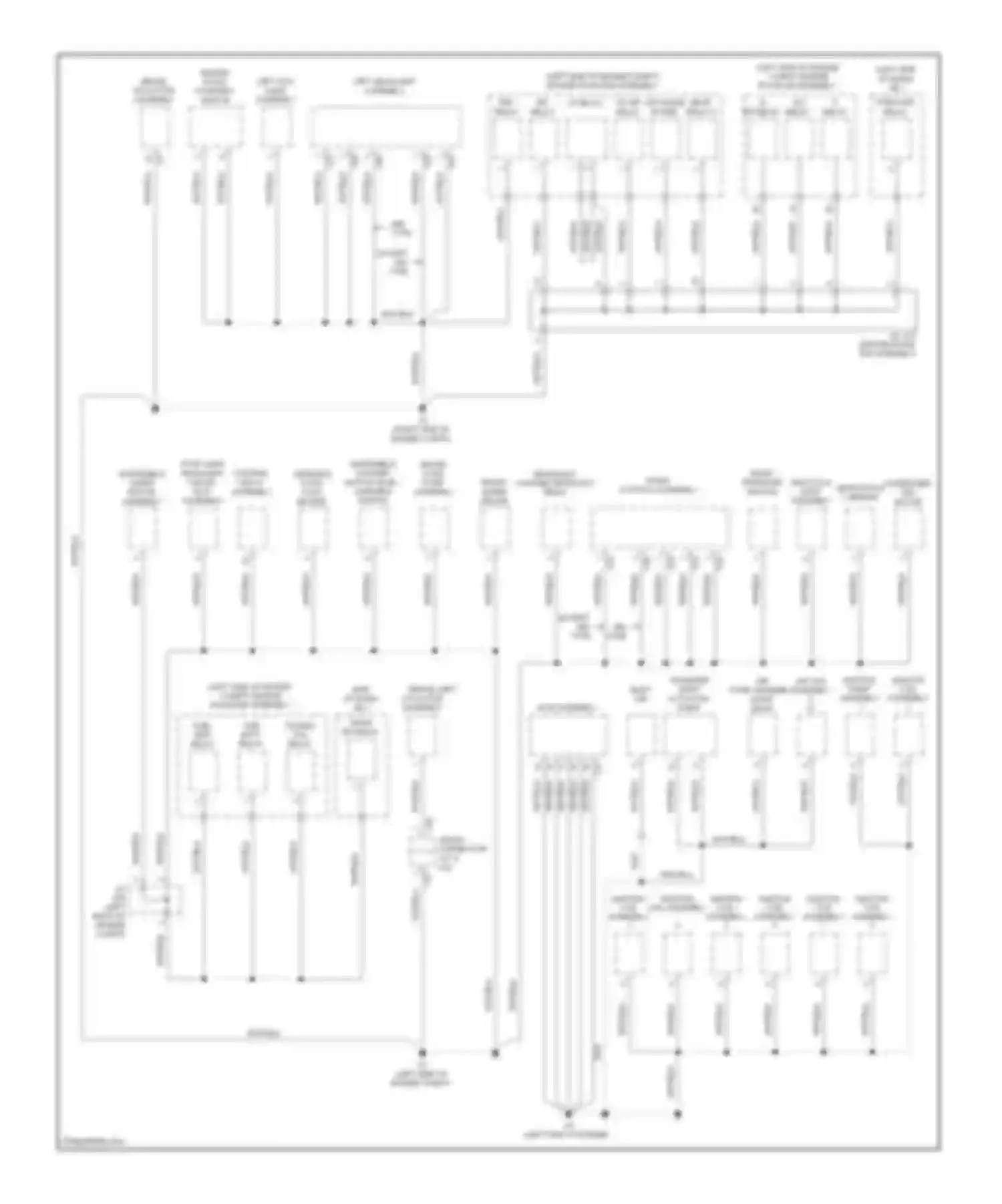 GX Lexus J150 (2009-2013): Ground distribution circuit (1 of 5)