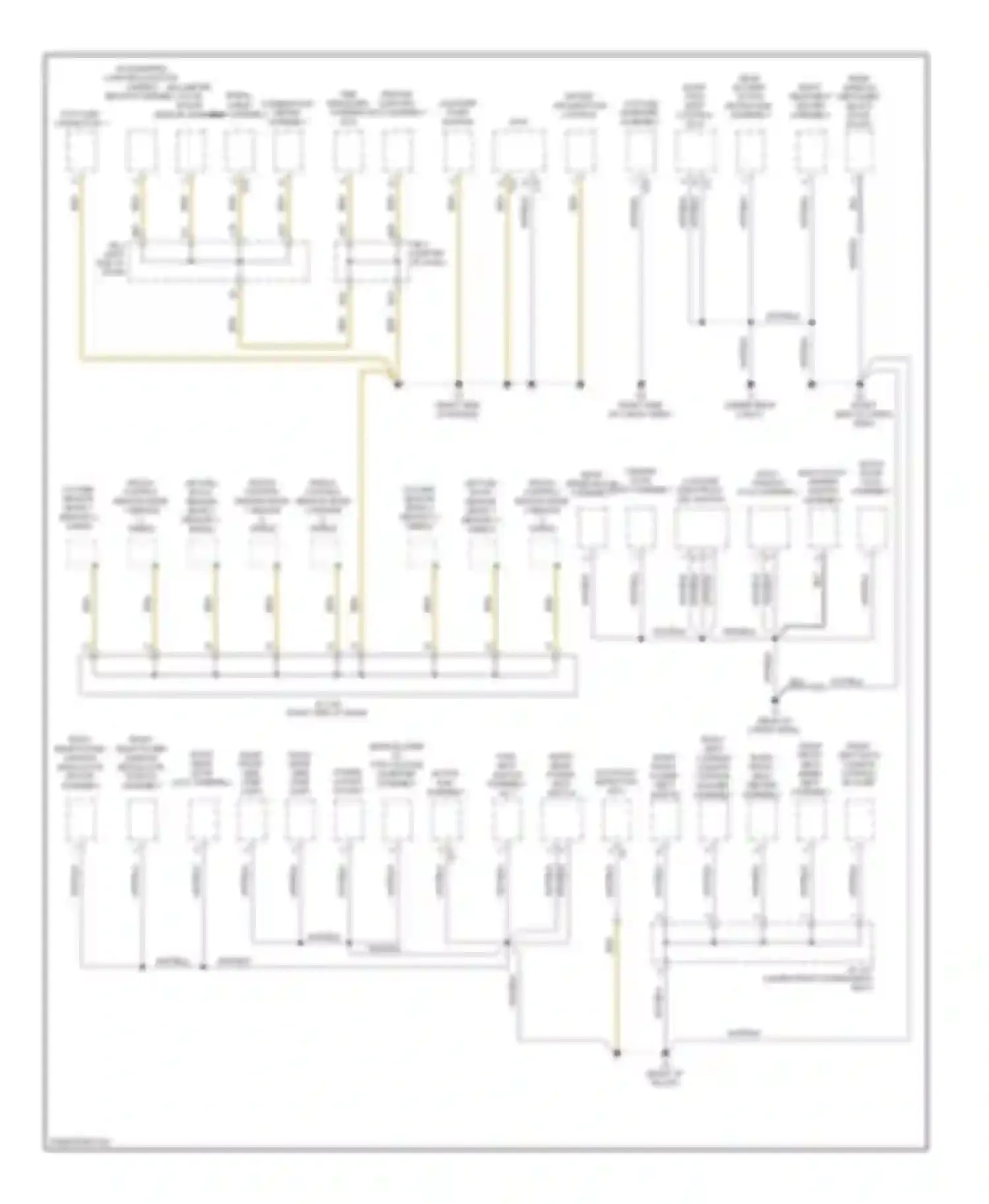 GX Lexus J150 (2009-2013): Ground distribution circuit (2 of 5)