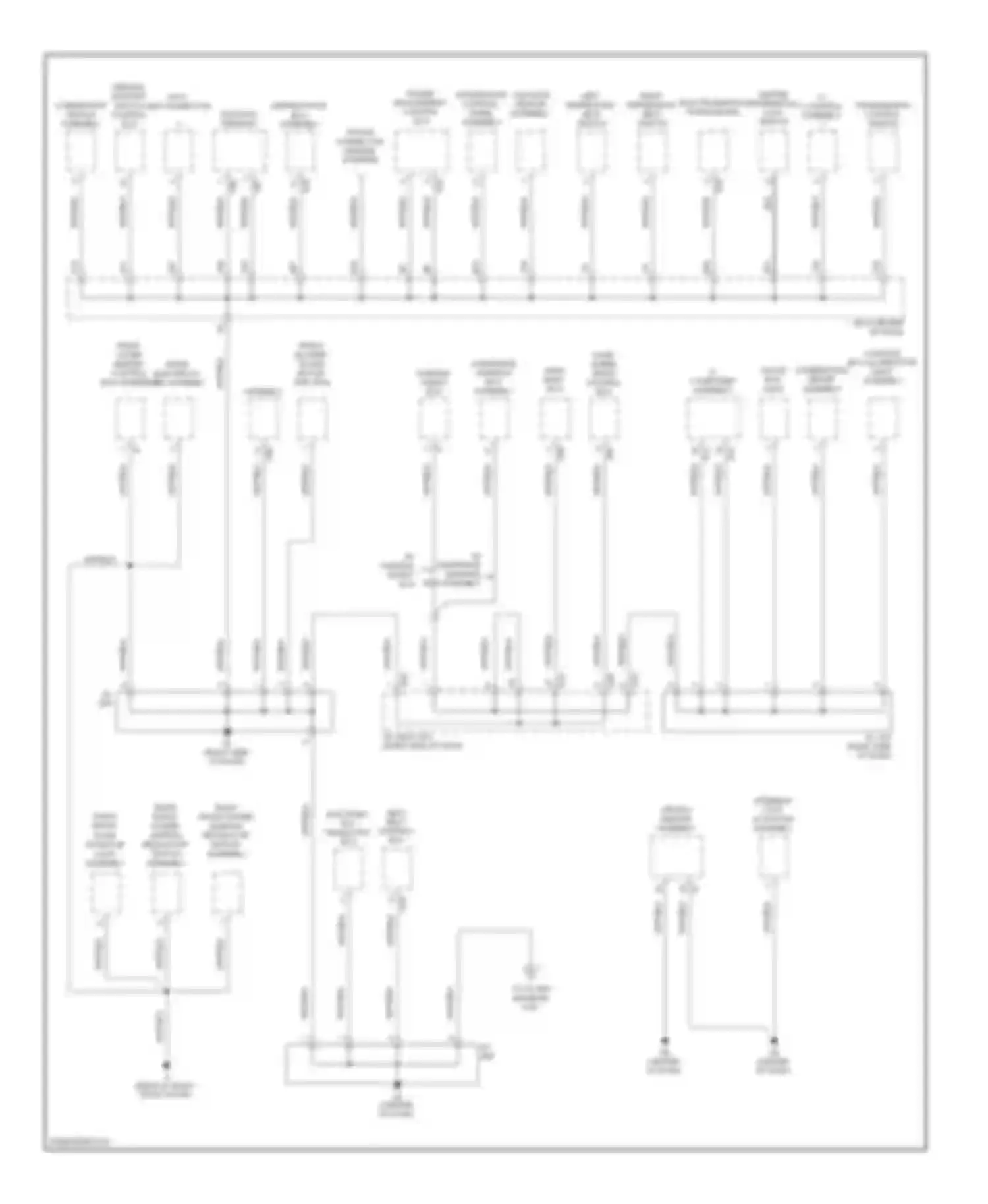 GX Lexus J150 (2009-2013): Ground distribution circuit (3 of 5)