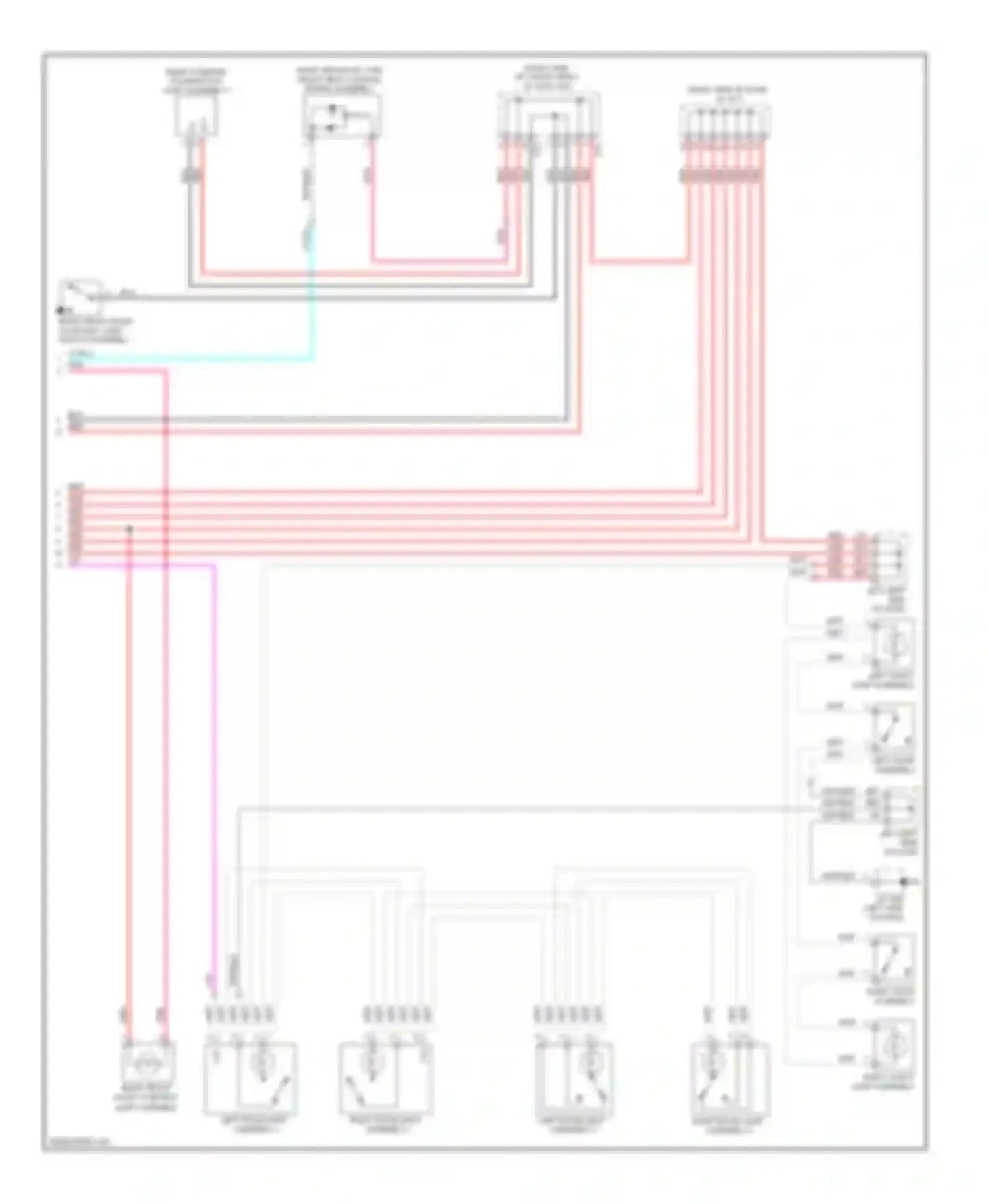 GX Lexus J150 (2009-2013): Courtesy lamps circuit (3 of 3)