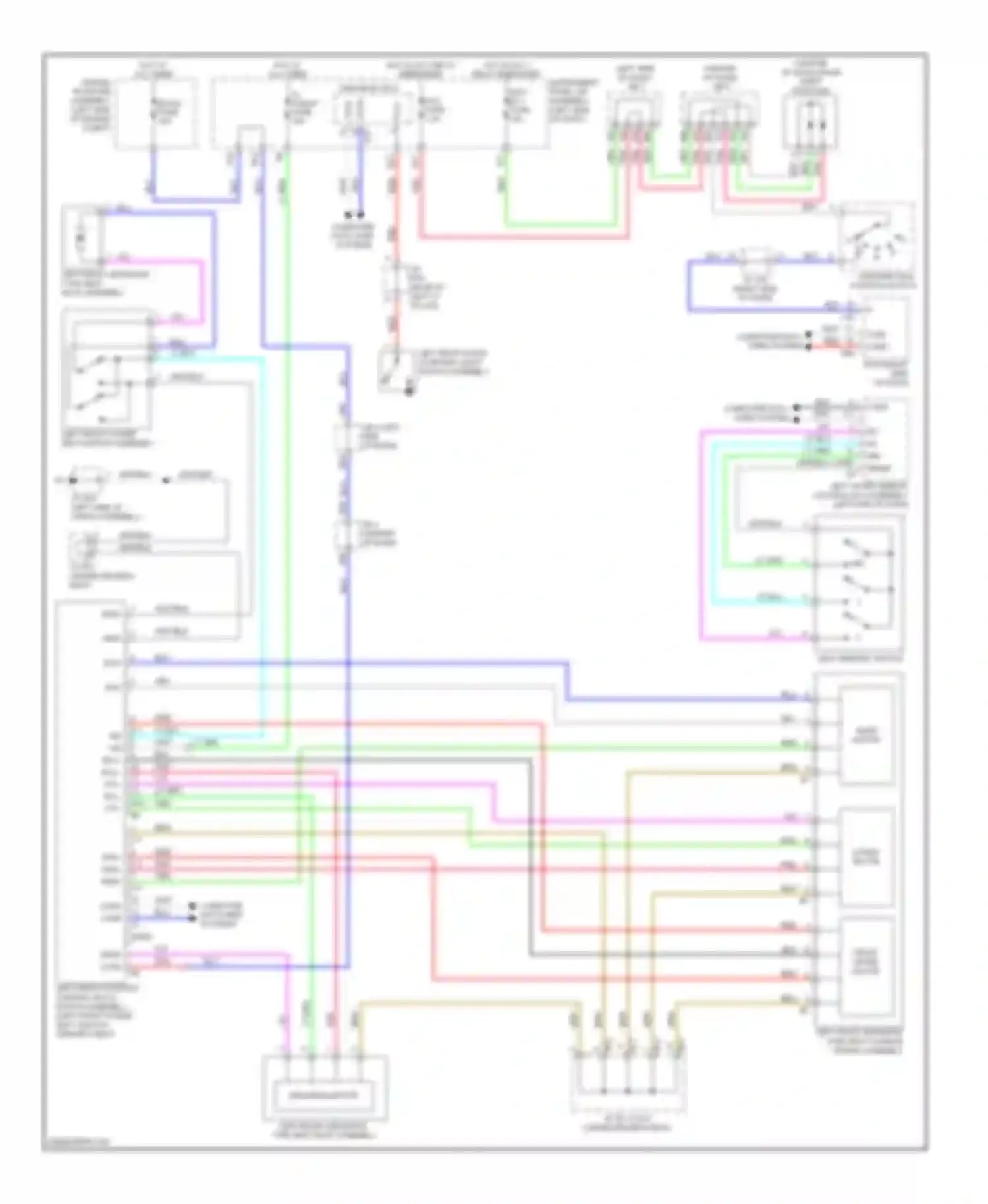 GX Lexus J150 (2009-2013): Driver"s memory seat circuit