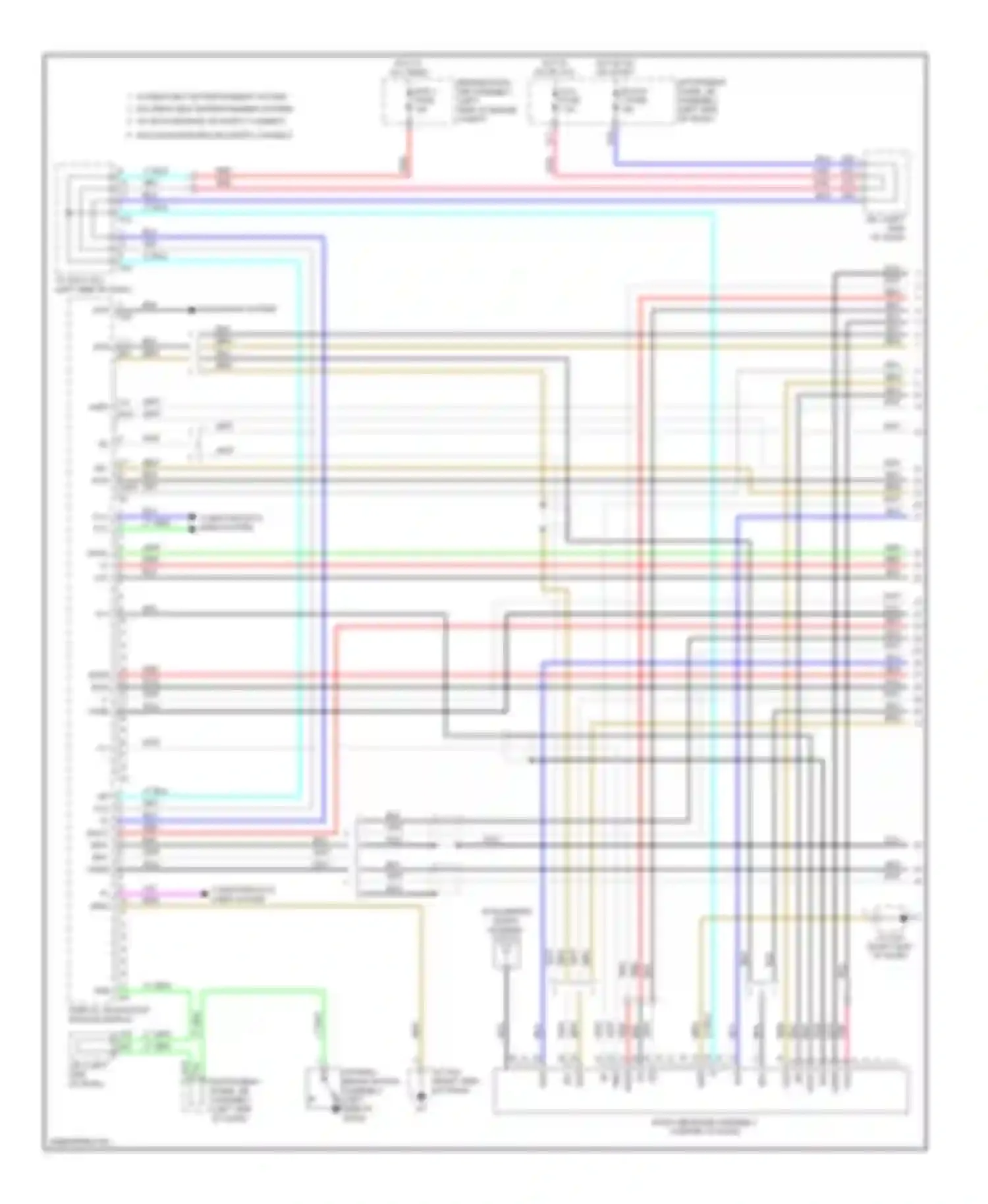 GX Lexus J150 (2009-2013): Navigation circuit, 17 speaker (1 of 5)