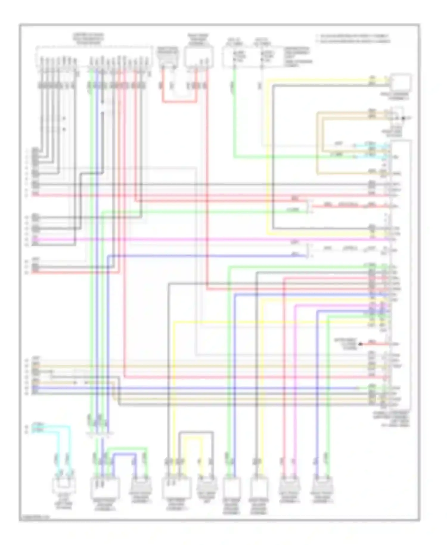 GX Lexus J150 (2009-2013): Navigation circuit, 17 speaker (5 of 5)