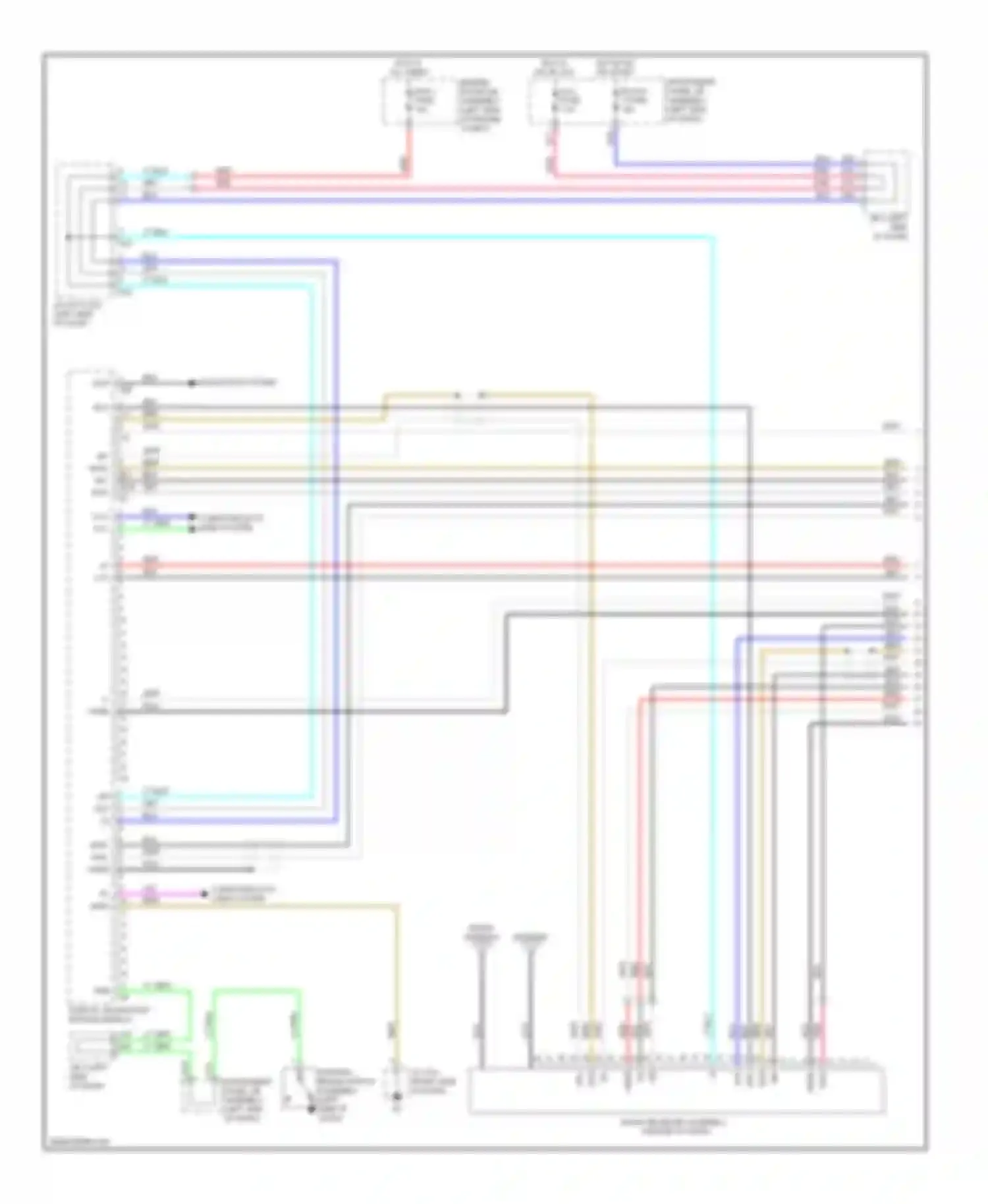 GX Lexus J150 (2009-2013): Navigation circuit, 9 speaker (1 of 4)
