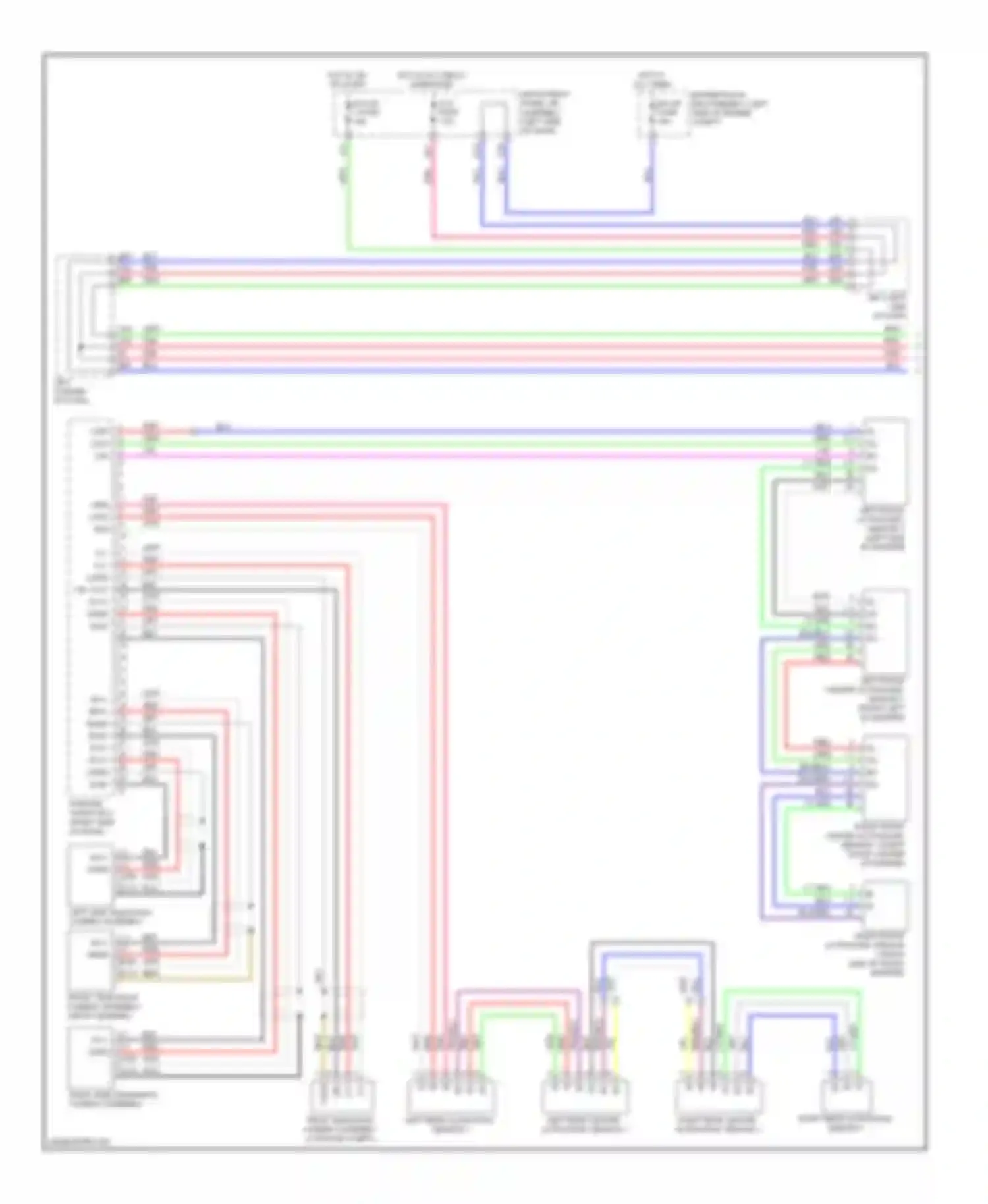 GX Lexus J150 (2009-2013): Parking assistant circuit (1 of 2)