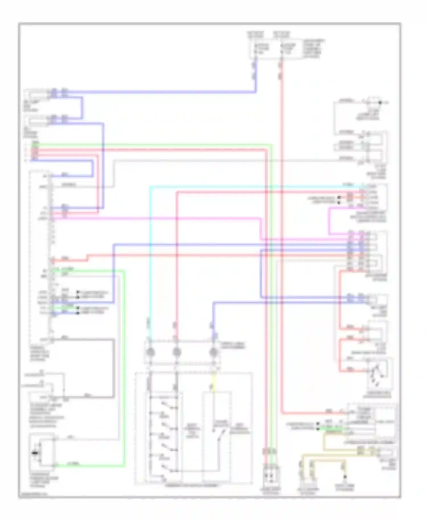 GX Lexus J150 (2009-2013): Parking assistant circuit (2 of 2)