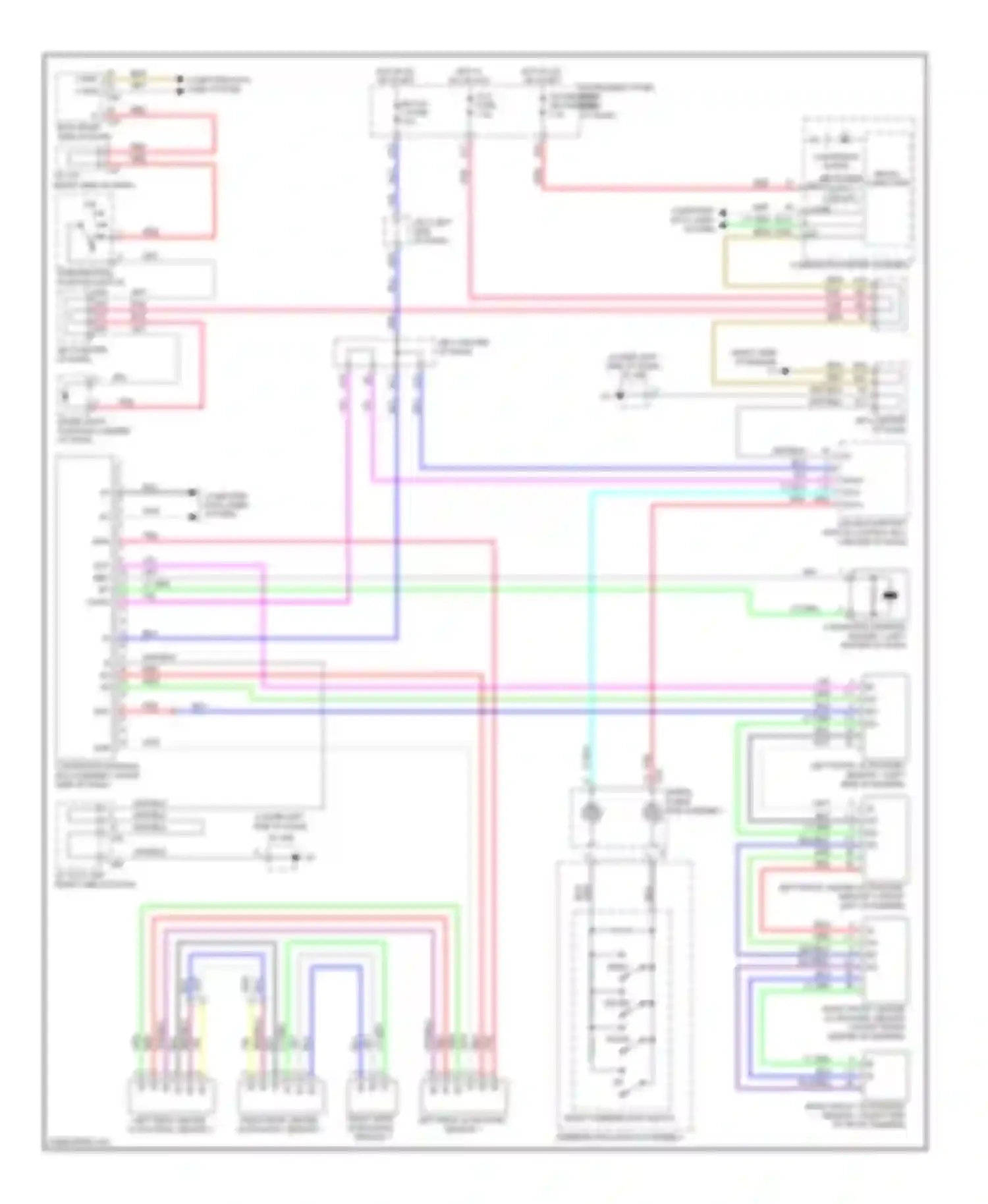 GX Lexus J150 (2009-2013): Rear sonar circuit