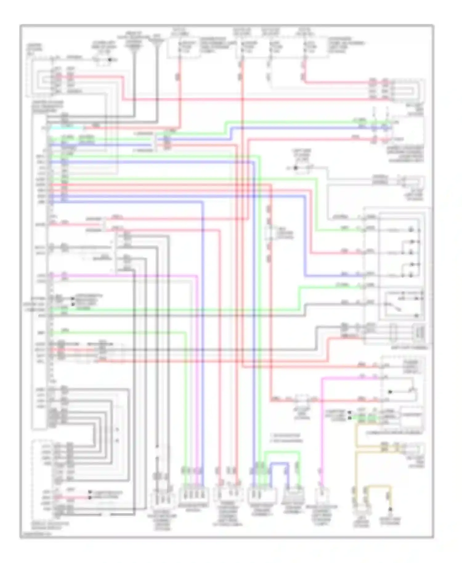 GX Lexus J150 (2009-2013): Telematics circuit