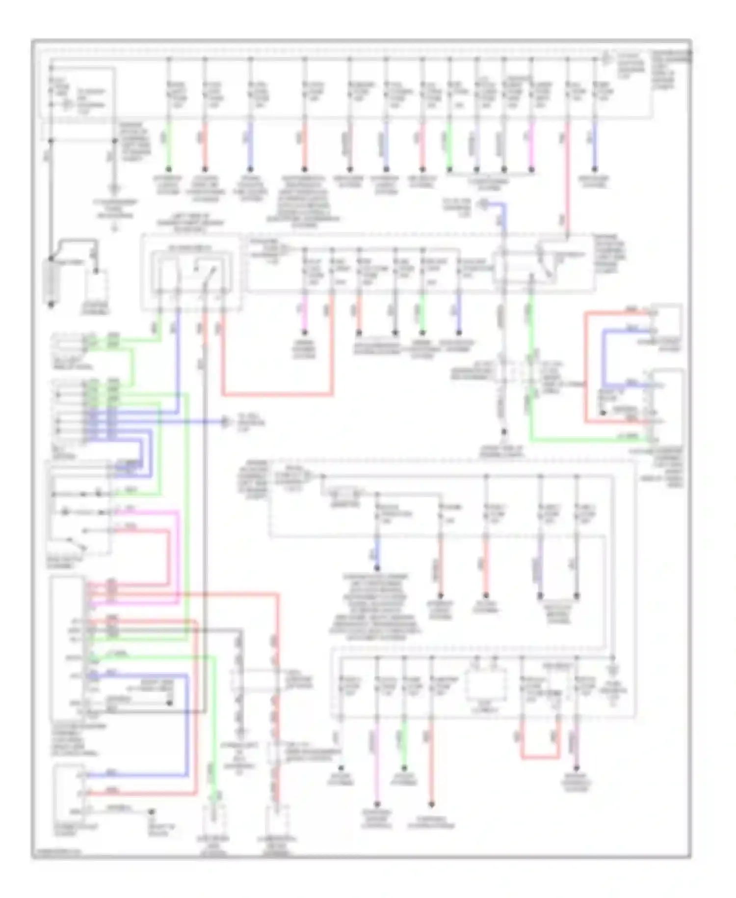 GX Lexus J150 (2009-2013): Power distribution circuit (1 of 3)