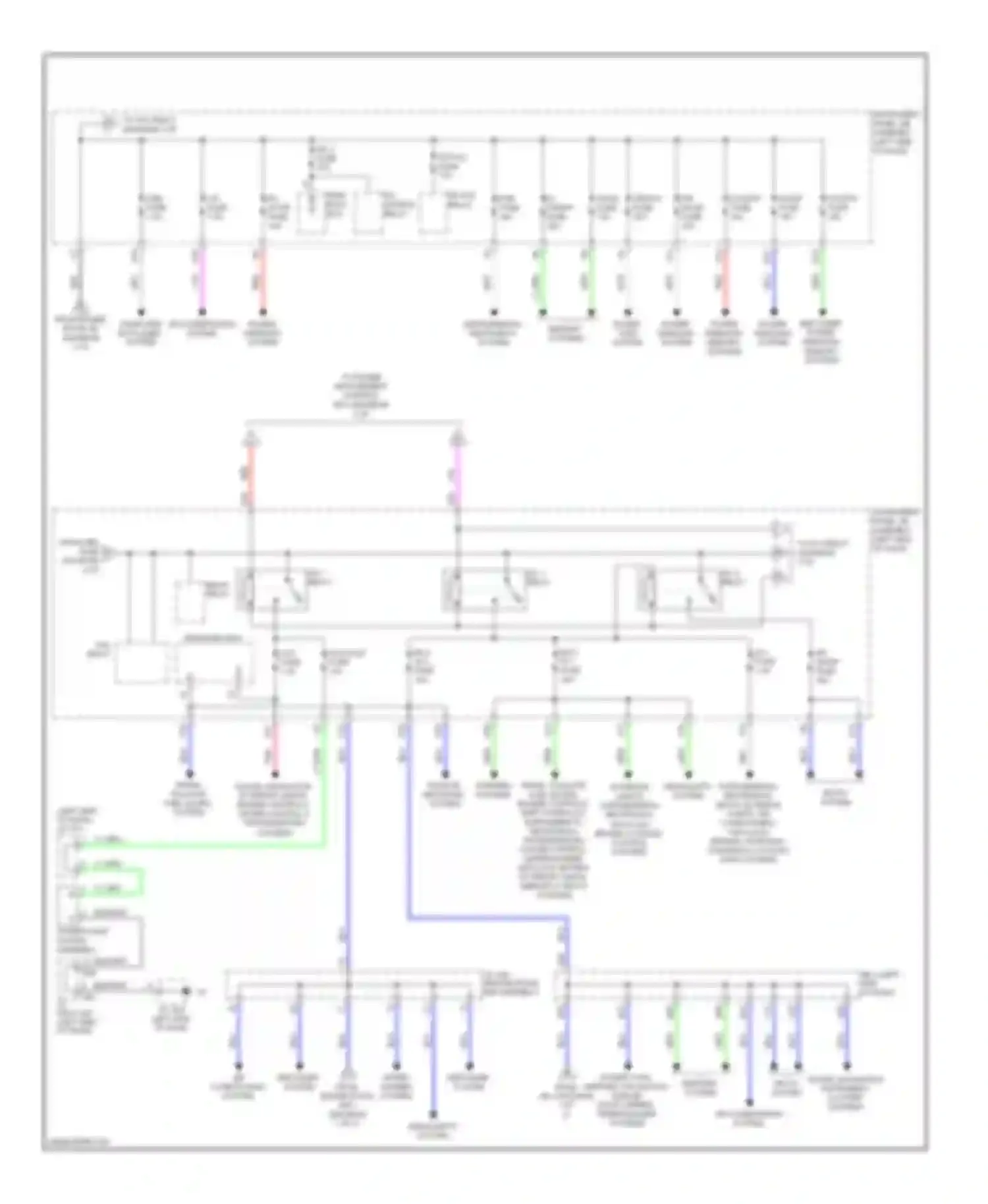 GX Lexus J150 (2009-2013): Power distribution circuit (2 of 3)