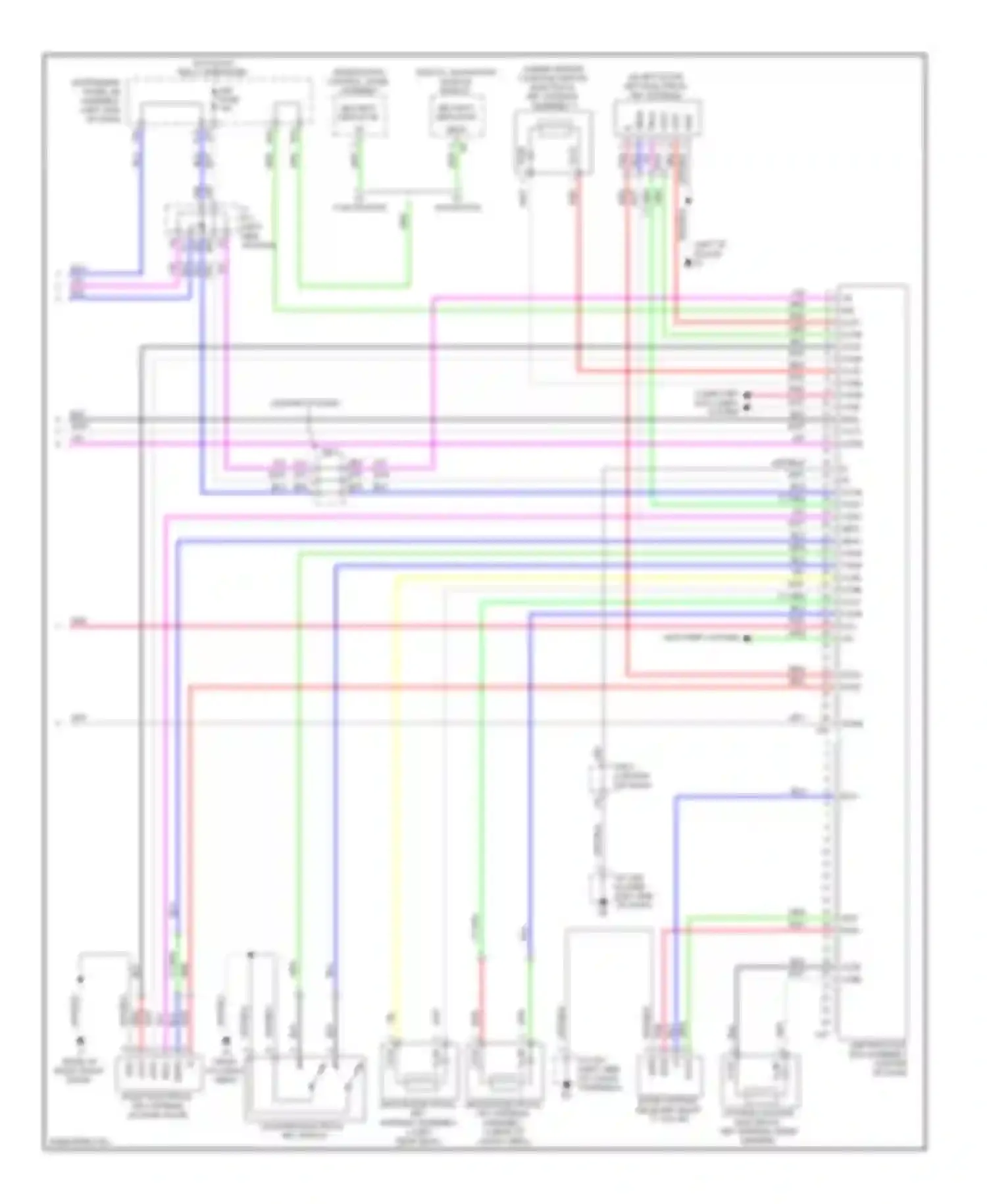 GX Lexus J150 (2009-2013): Power door locks circuit (4 of 4)