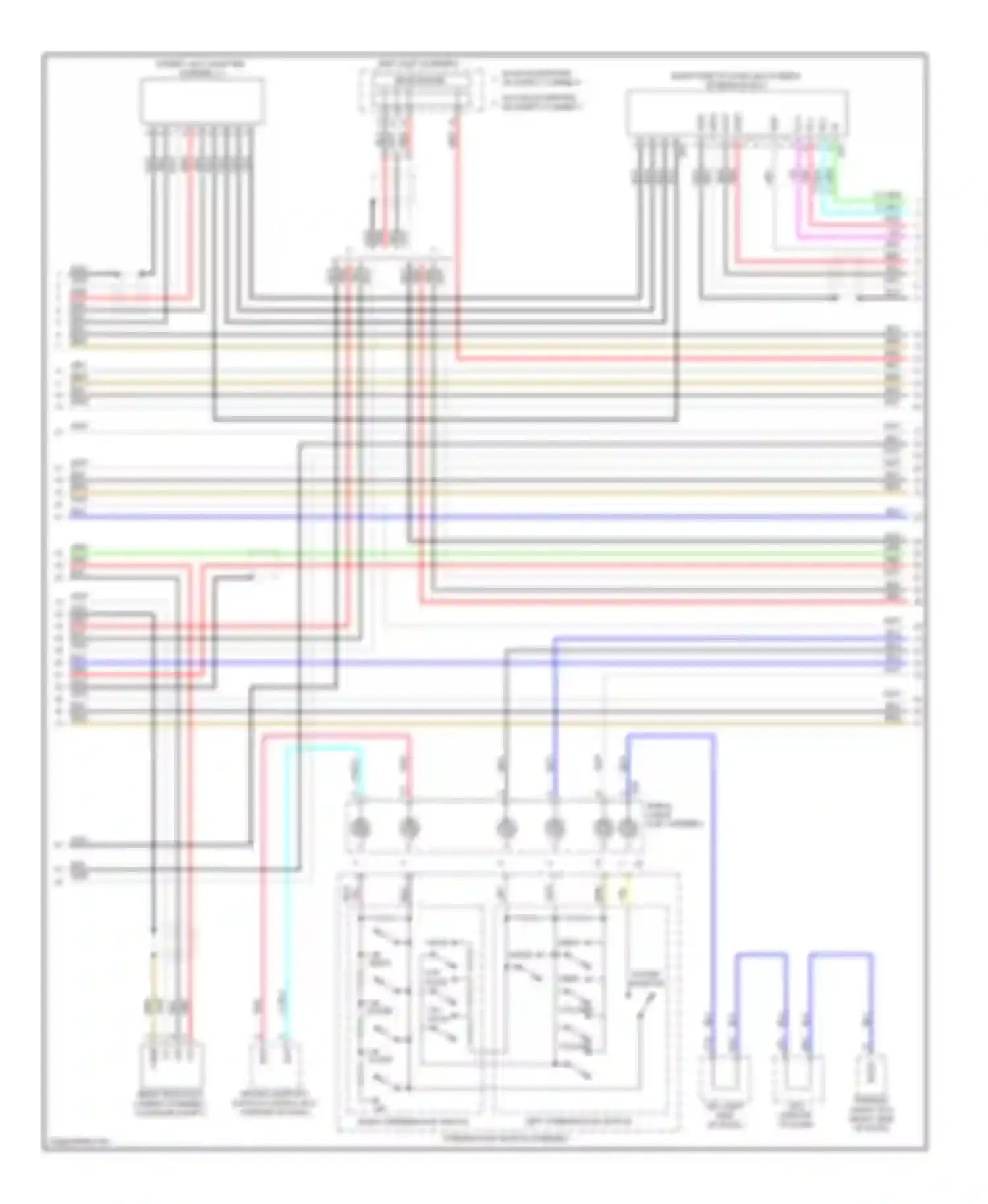 GX Lexus J150 (2009-2013): Radio circuit, 17 speaker with navigation (2 of 5)