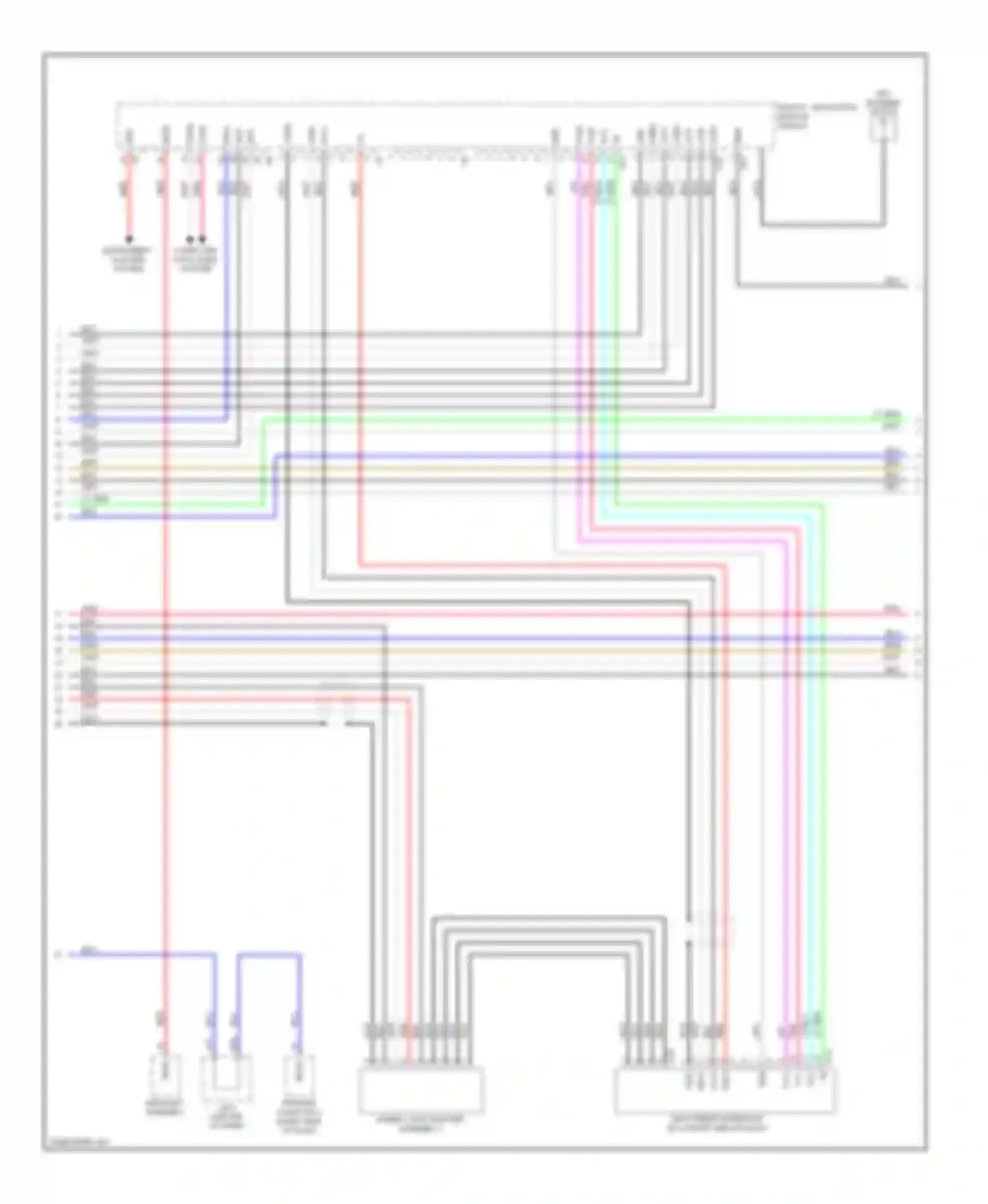 GX Lexus J150 (2009-2013): Radio circuit, 9 speaker with navigation (3 of 4)