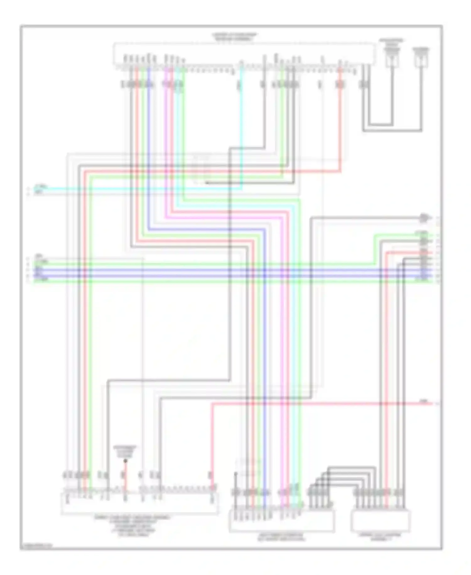 GX Lexus J150 (2009-2013): Radio circuit, without navigation (2 of 3)