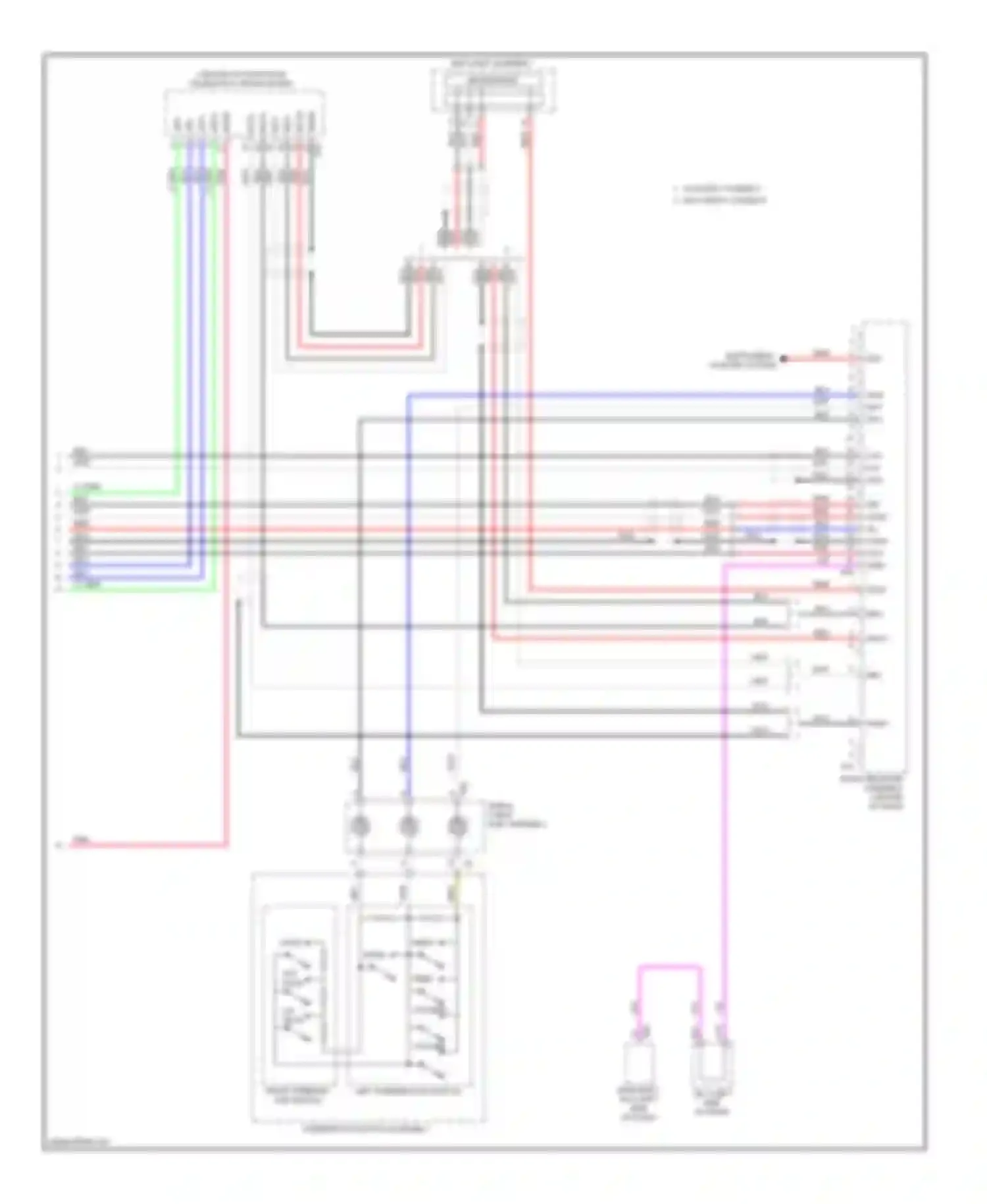 GX Lexus J150 (2009-2013): Radio circuit, without navigation (3 of 3)