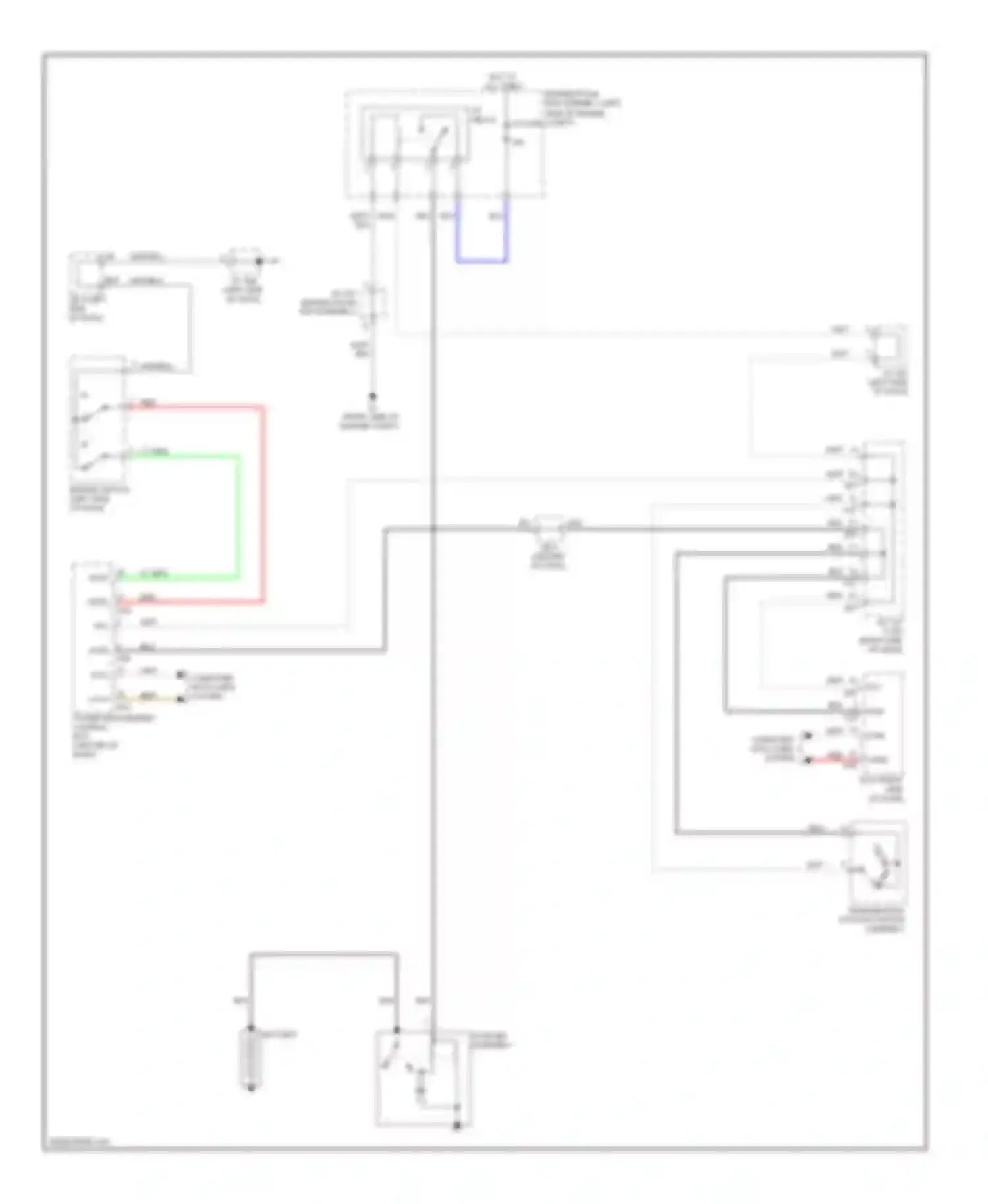 GX Lexus J150 (2009-2013): Starting circuit