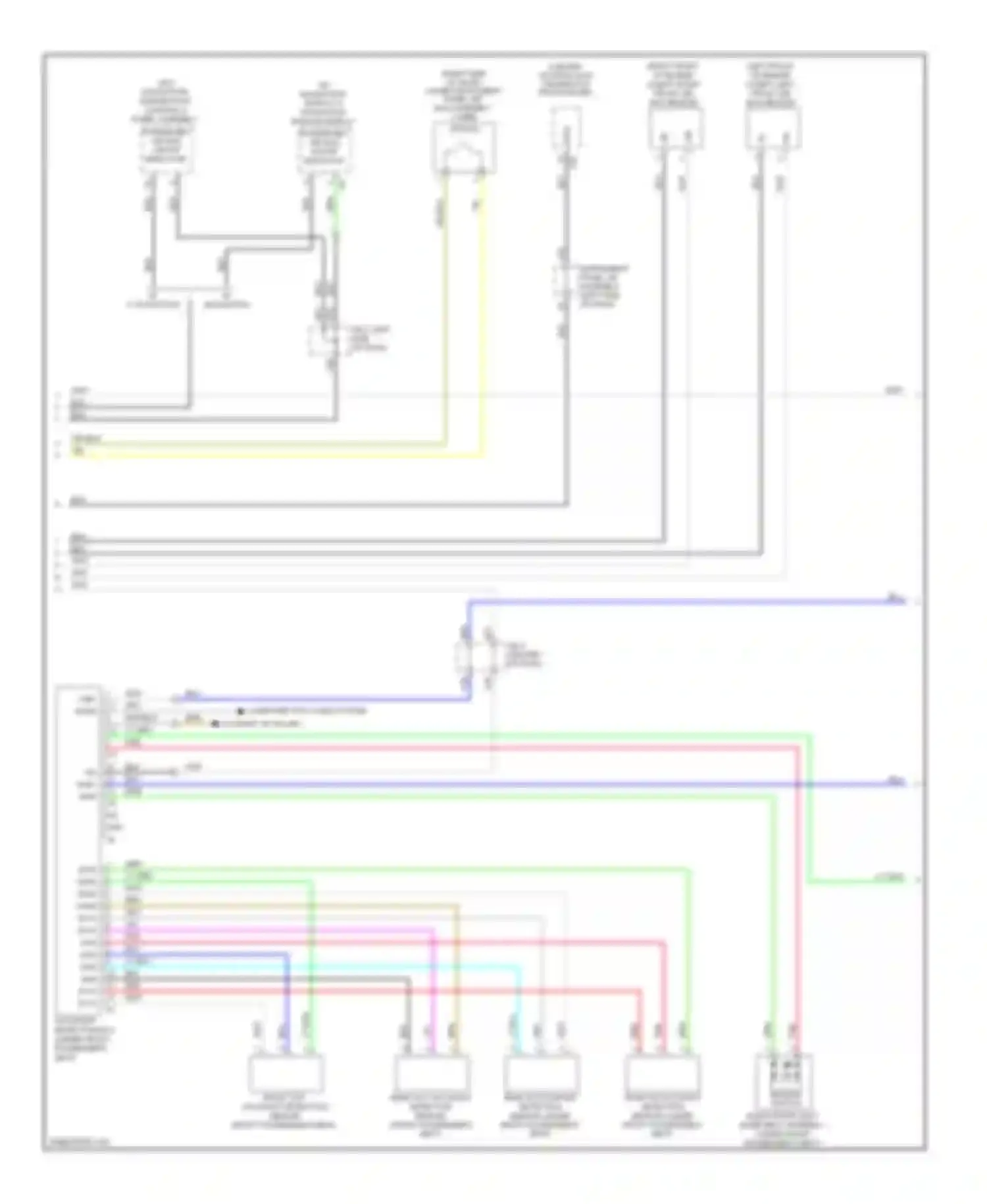 GX Lexus J150 (2009-2013): Supplemental restraint circuit (2 of 3)