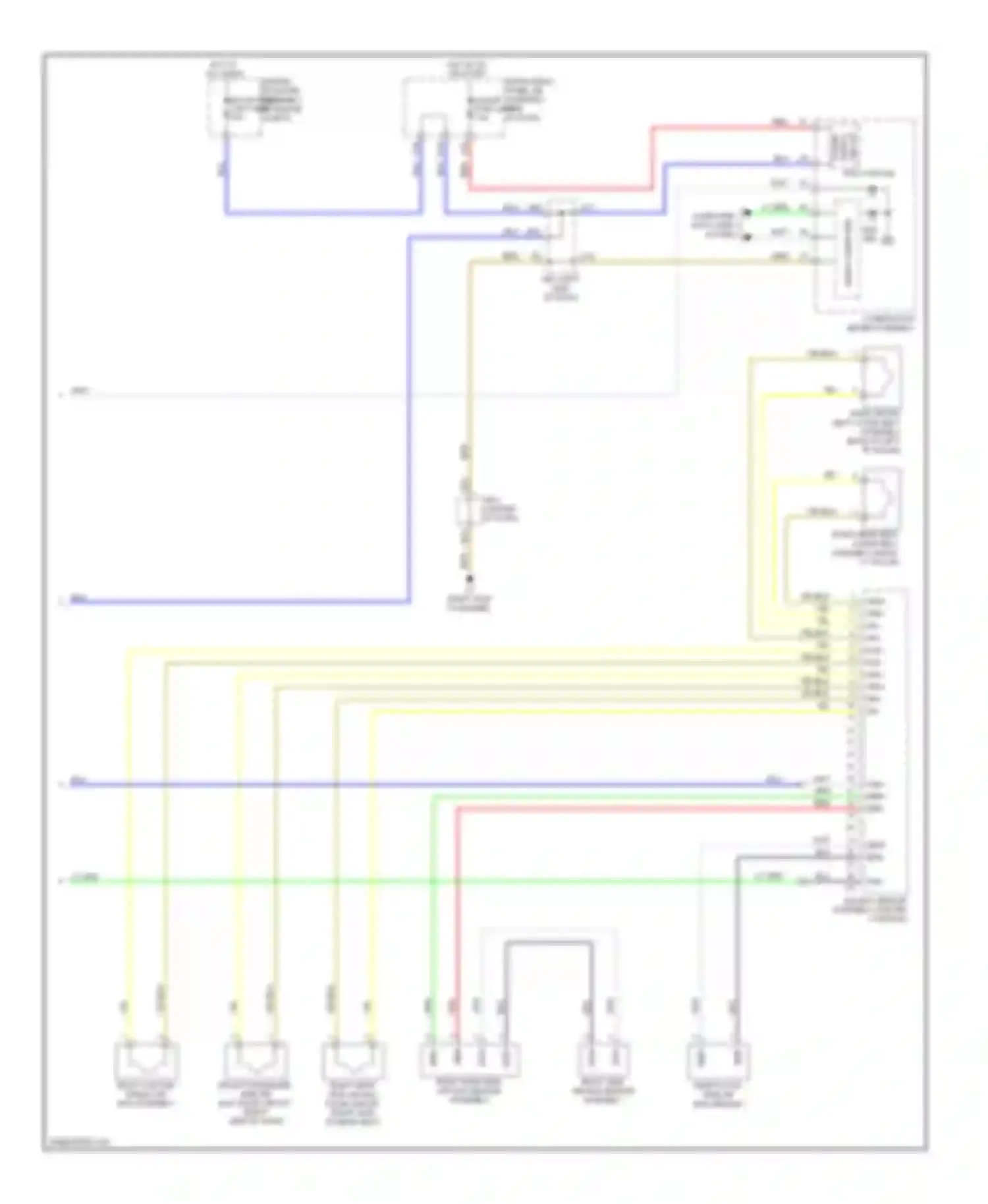 GX Lexus J150 (2009-2013): Supplemental restraint circuit (3 of 3)
