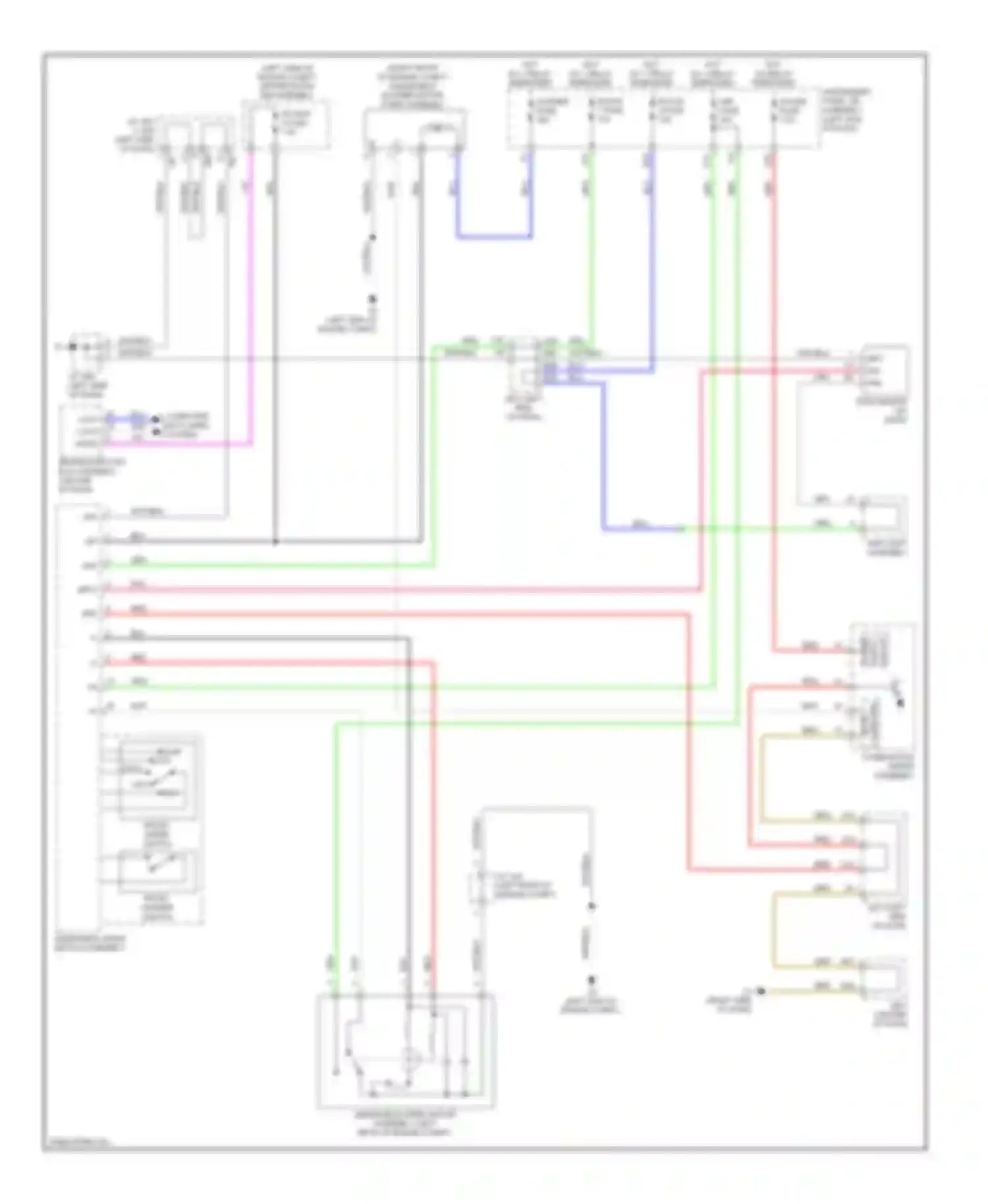 GX Lexus J150 (2009-2013): Front wiper/washer circuit