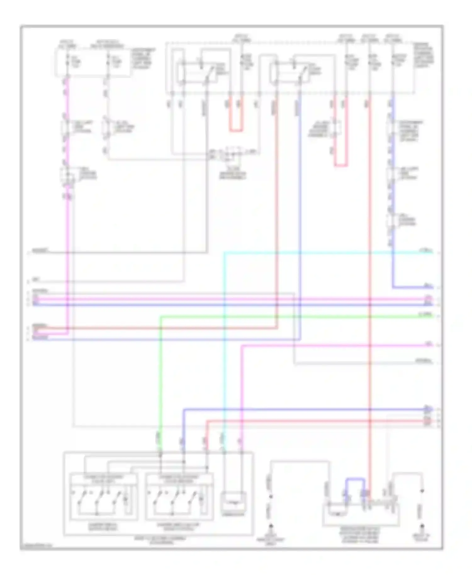 Wiring diagram blu for Lexus GX J150 (2009-2013) (6 of 107)