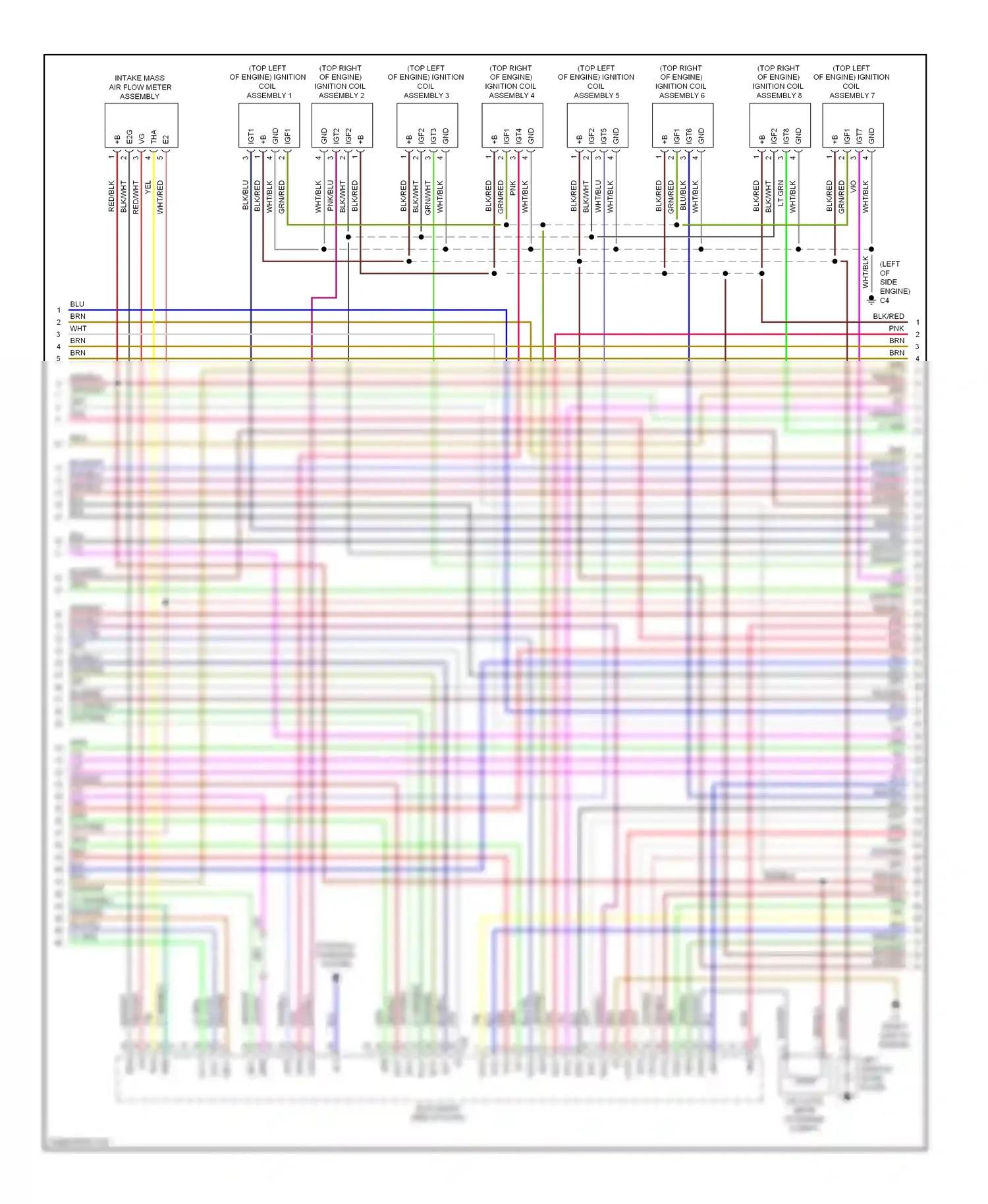Lexus GX J150 (2009-2013) engine wiring diagram  (5 of 6)