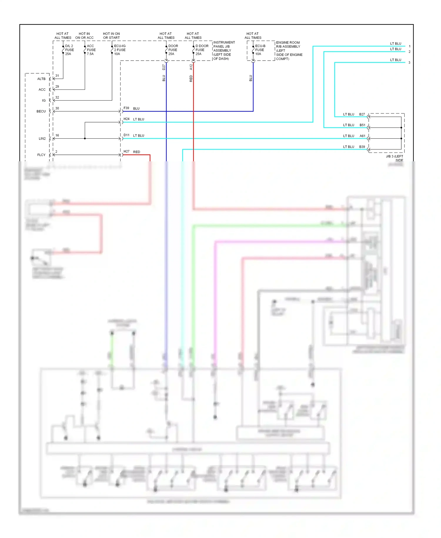 Lexus GX J150 (2009-2013) epprom wiring diagram  (1 of 1)