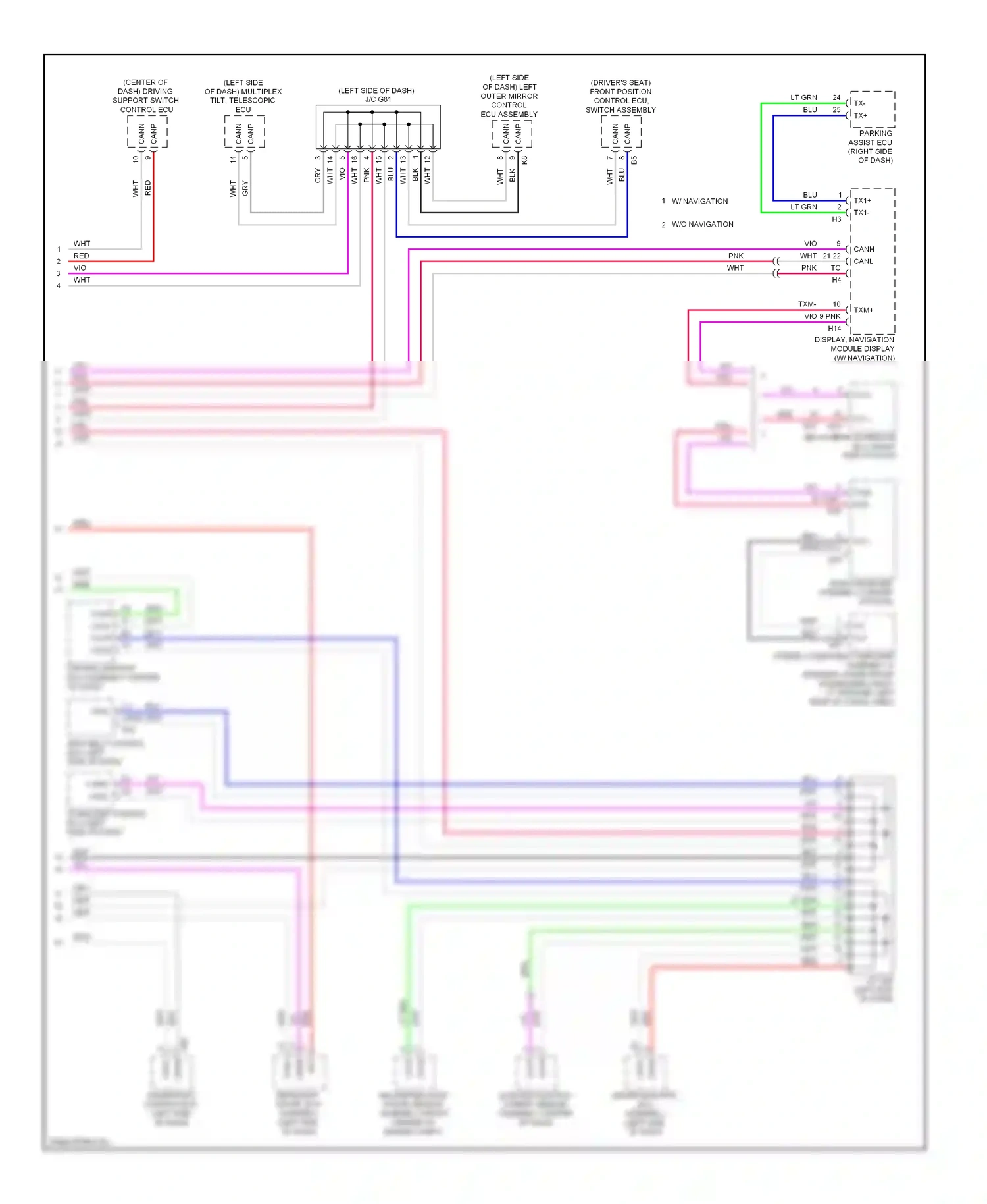 Lexus GX J150 (2009-2013) init wiring diagram  (2 of 2)