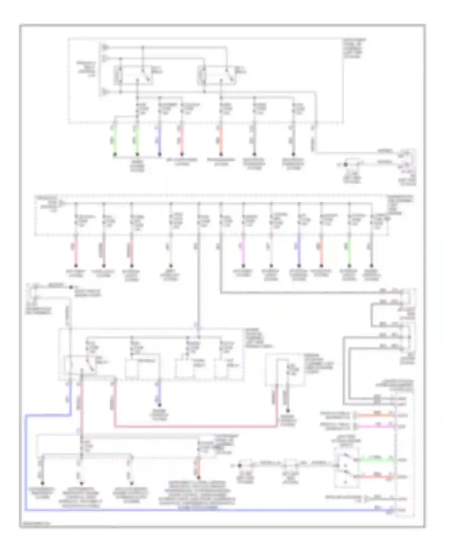 Wiring diagram of dash) for Lexus GX J150 (2009-2013) (7 of 8)