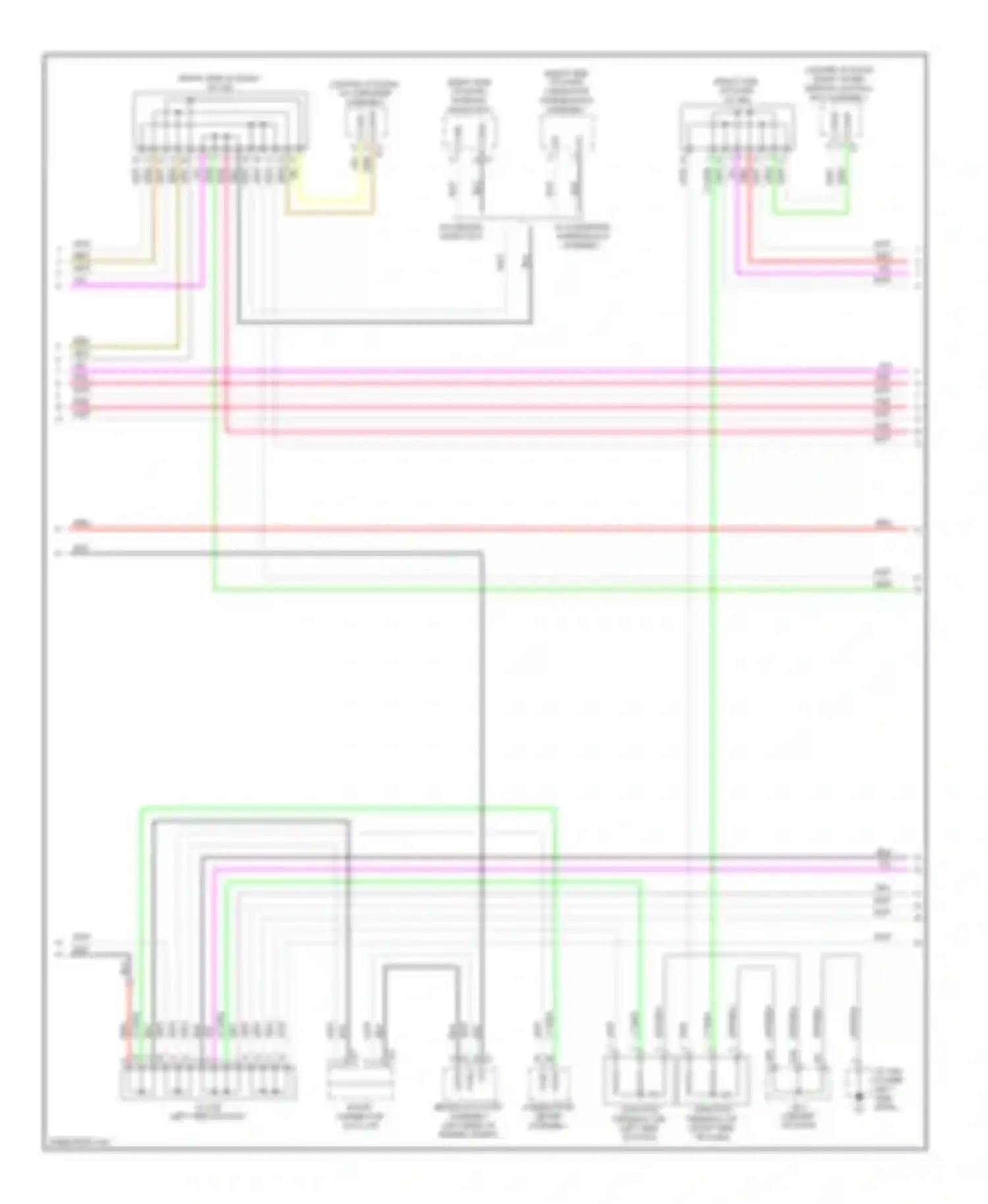 Wiring diagram short connector for Lexus GX J150 (2009-2013) (4 of 5)