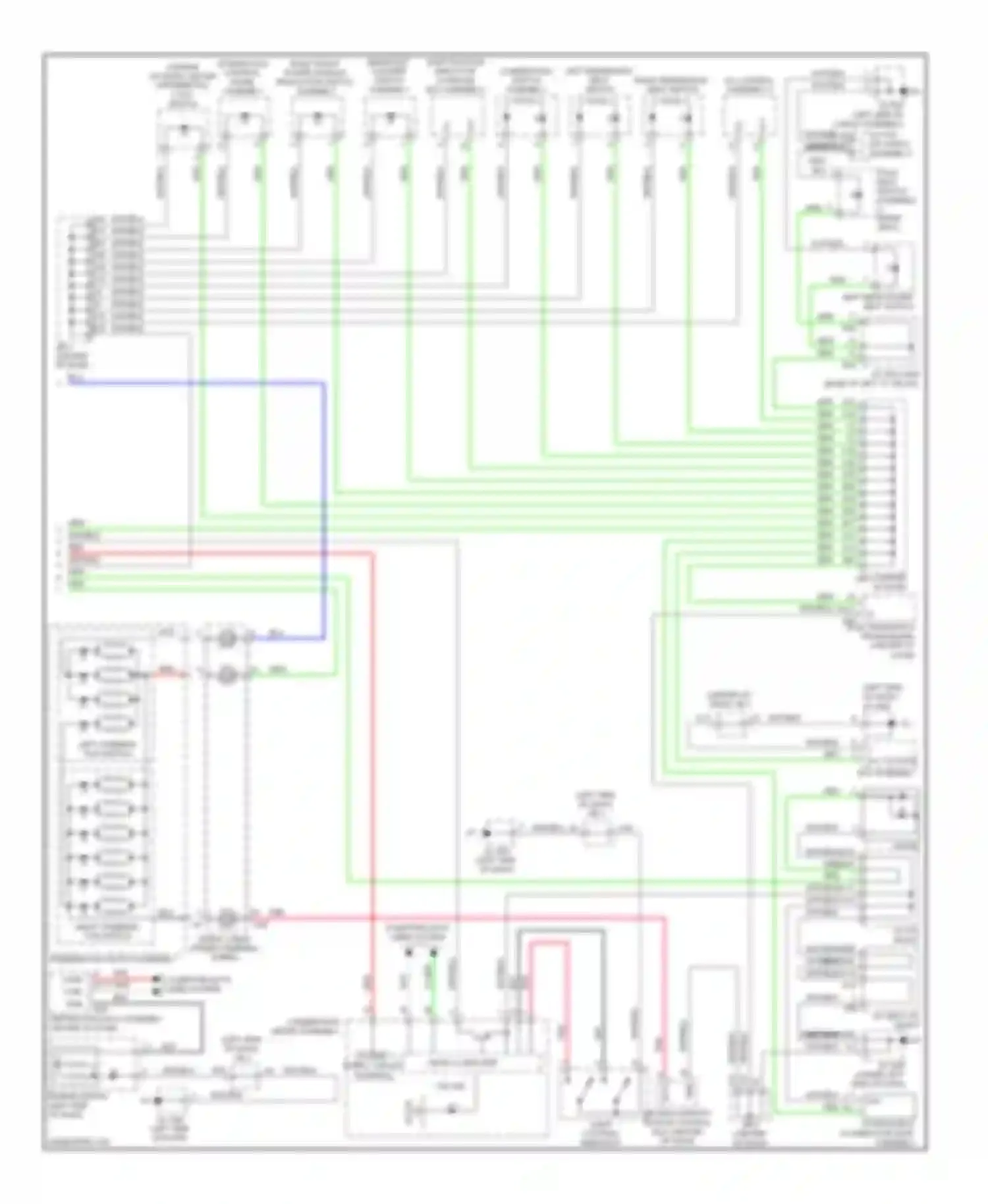 Wiring diagram steering pad switch assembly for Lexus GX J150 (2009-2013) (3 of 10)