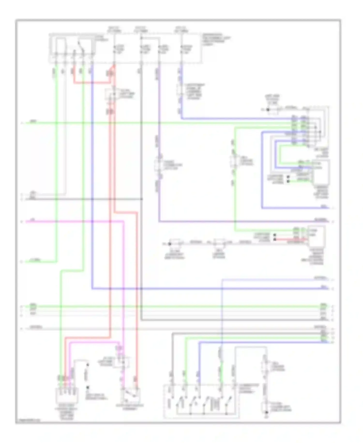 Wiring diagram steering sensor for Lexus GX J150 (2009-2013) (1 of 2)