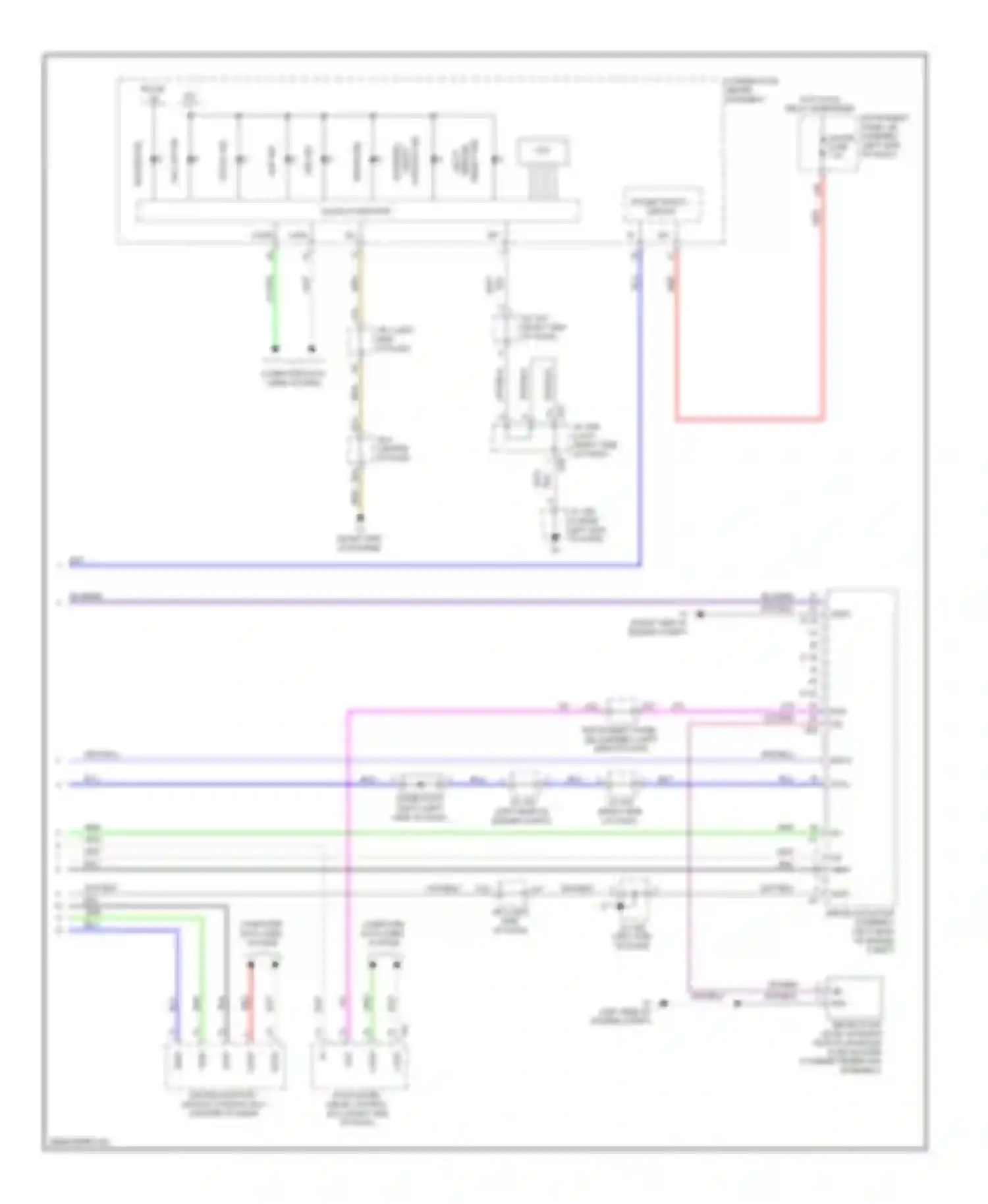Wiring diagram vsc off ind for Lexus GX J150 (2009-2013) (1 of 2)