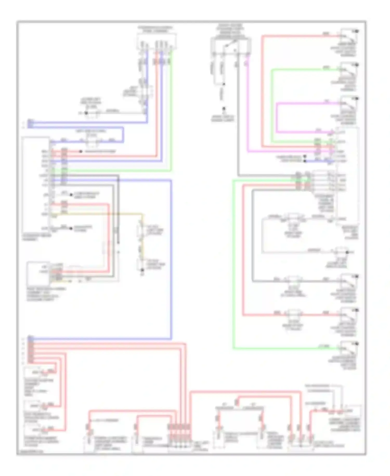 Wiring diagram w/ 17 speaker for Lexus GX J150 (2009-2013) (2 of 2)