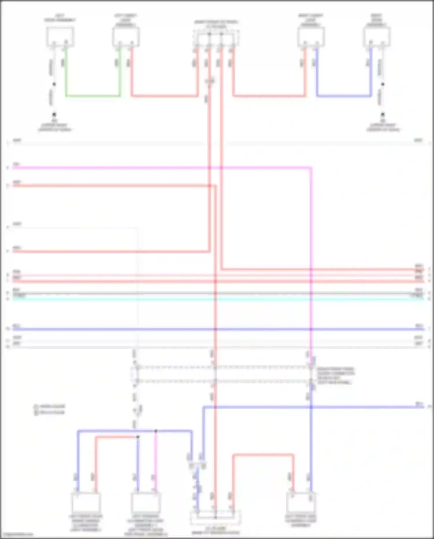 GX Lexus J310 (2023-2024): Courtesy lamps circuit (5 of 10)